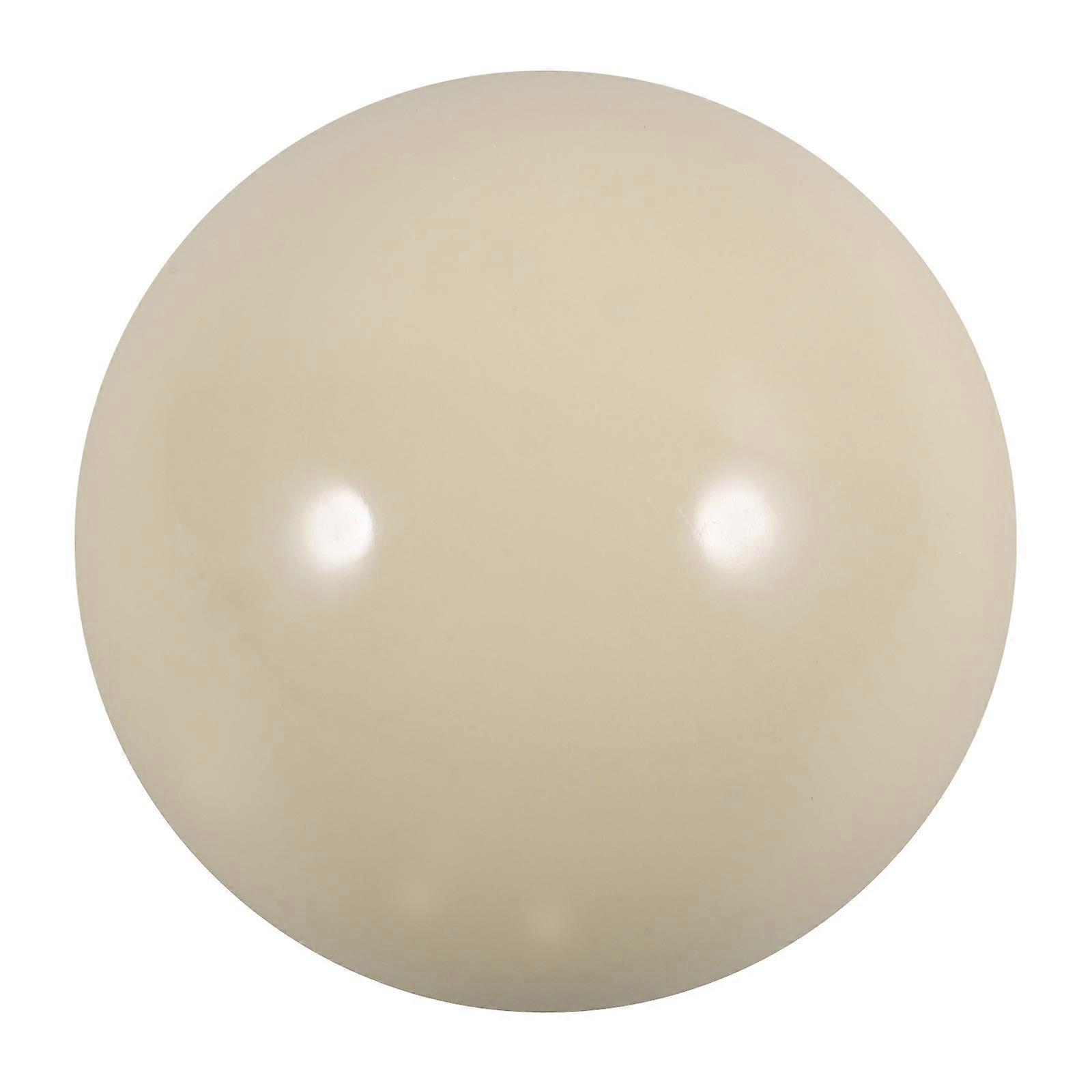 Beige Resin Pool Cue Ball Training Ball for Playing Billiard Practice