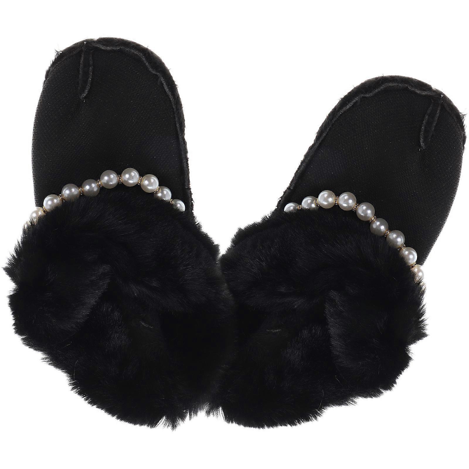 Cozy Plush Shoe Inserts for Men 1Pair Warm Detachable Winter Liners