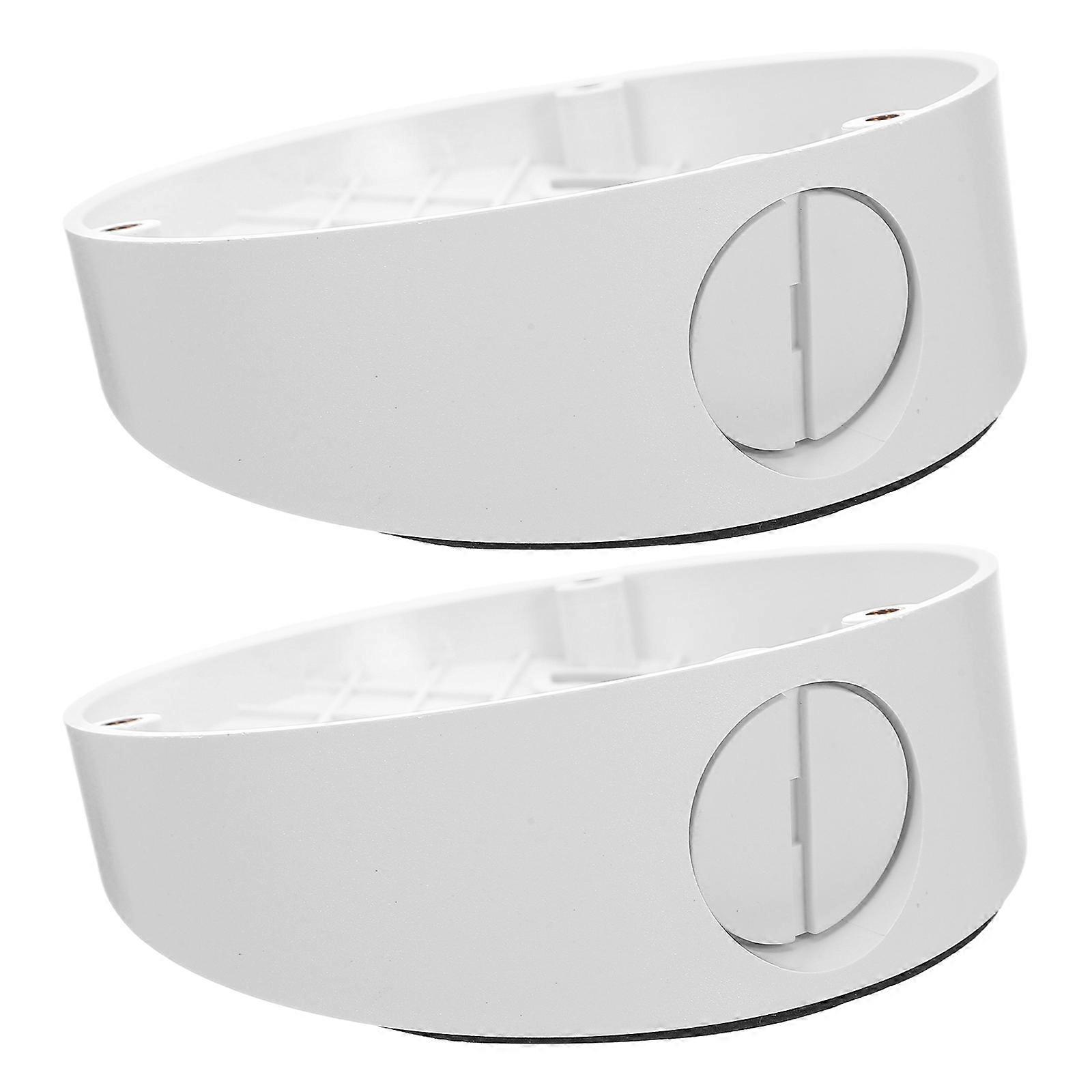 Outdoor Security Camera Junction Box for Wall Mount 4Sets Silver Bracket