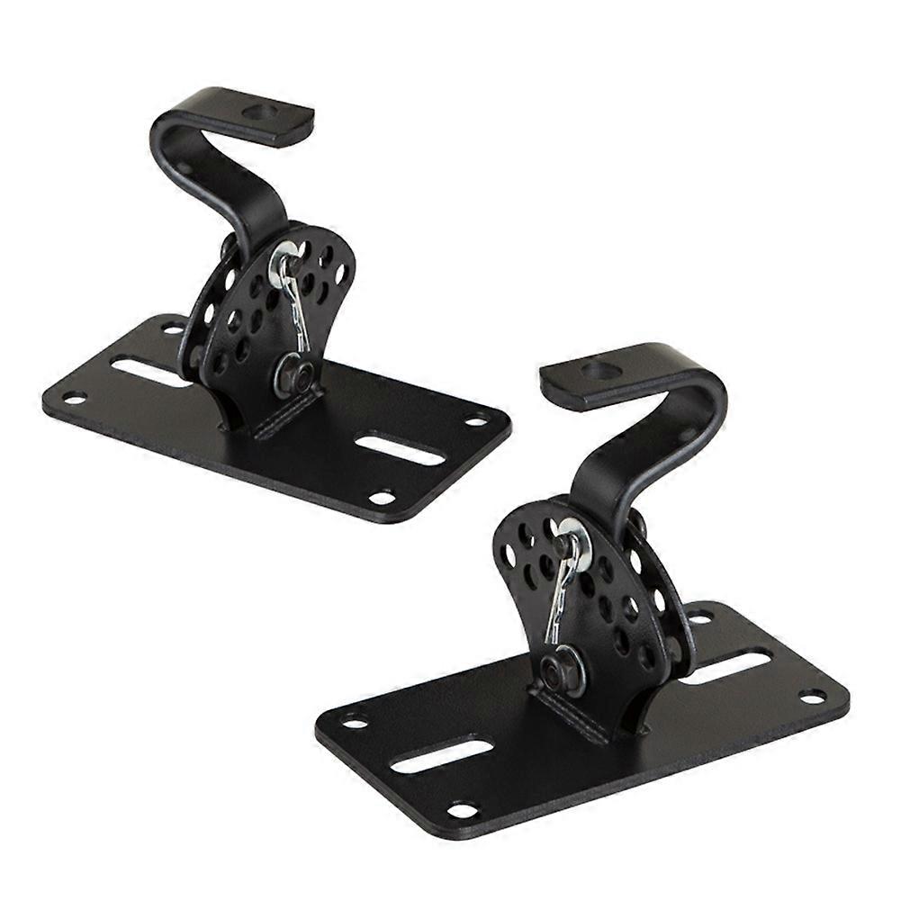 2Pcs Speaker Wall Mount Bracket Screw Pendant Bracket Bracket Speaker Ceiling Rack Surround KTV Hanger Rings
