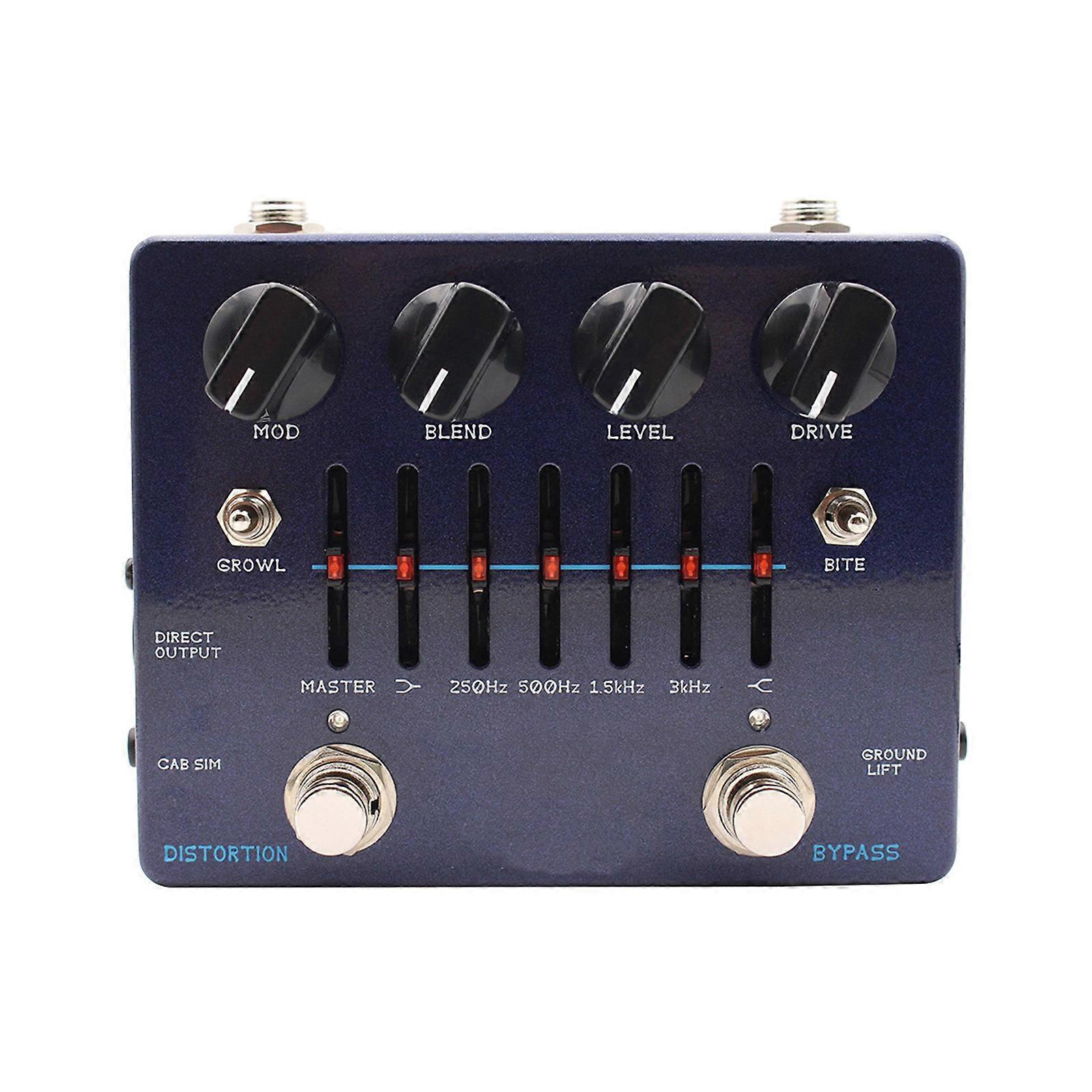 Auditory Processor Ultra Equaliser Instrument Distortion Equalisation and DI Effects Unit Multicolor