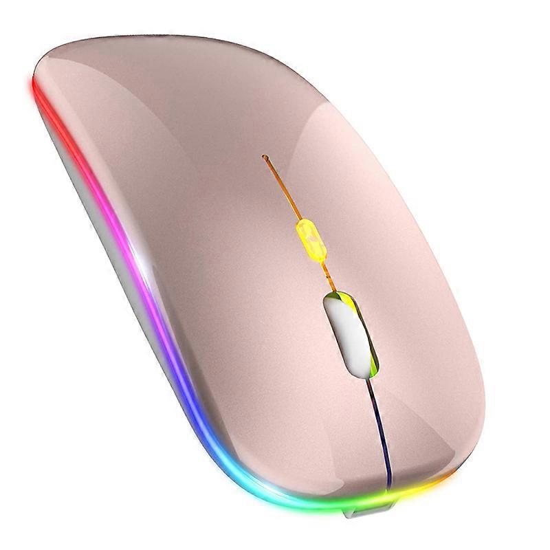 Dual Mode Bluetooth Rechargeable Optical Wireless Mouse Slient Backlight Mini Ultrathin USB 2.4G Computer Laptop PC
