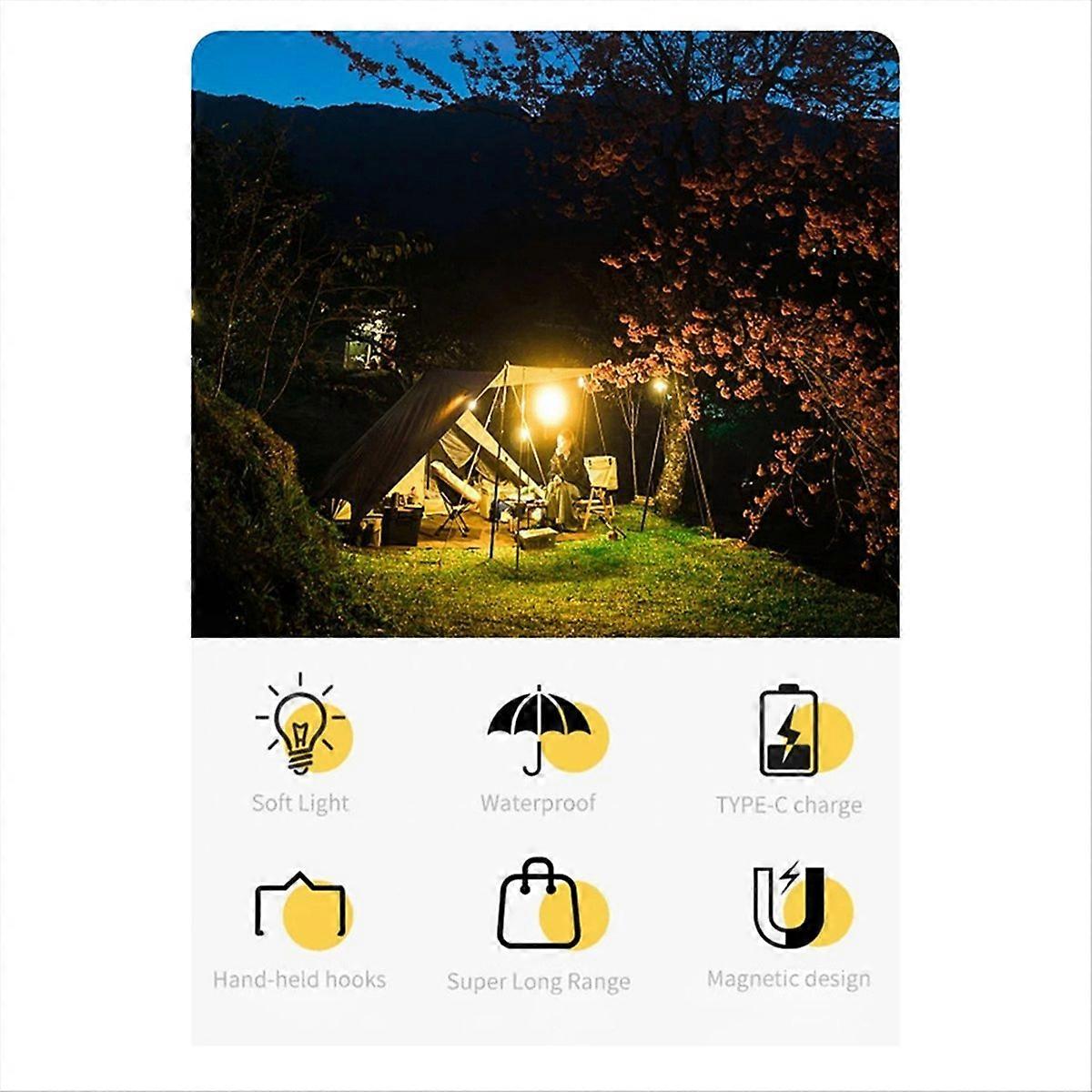 Rechargeable LED Camping Light with TYPE-C Charging Style-A