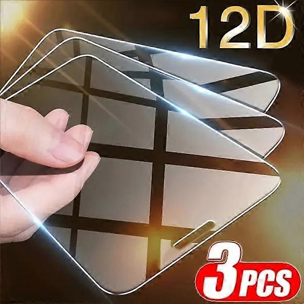 3Pcs Tempered Glass Compatible with iPhone 14 13 12 11 15 Pro Max Mini XR X XS MAX 7 8 Plus 16 & 14Pro Max