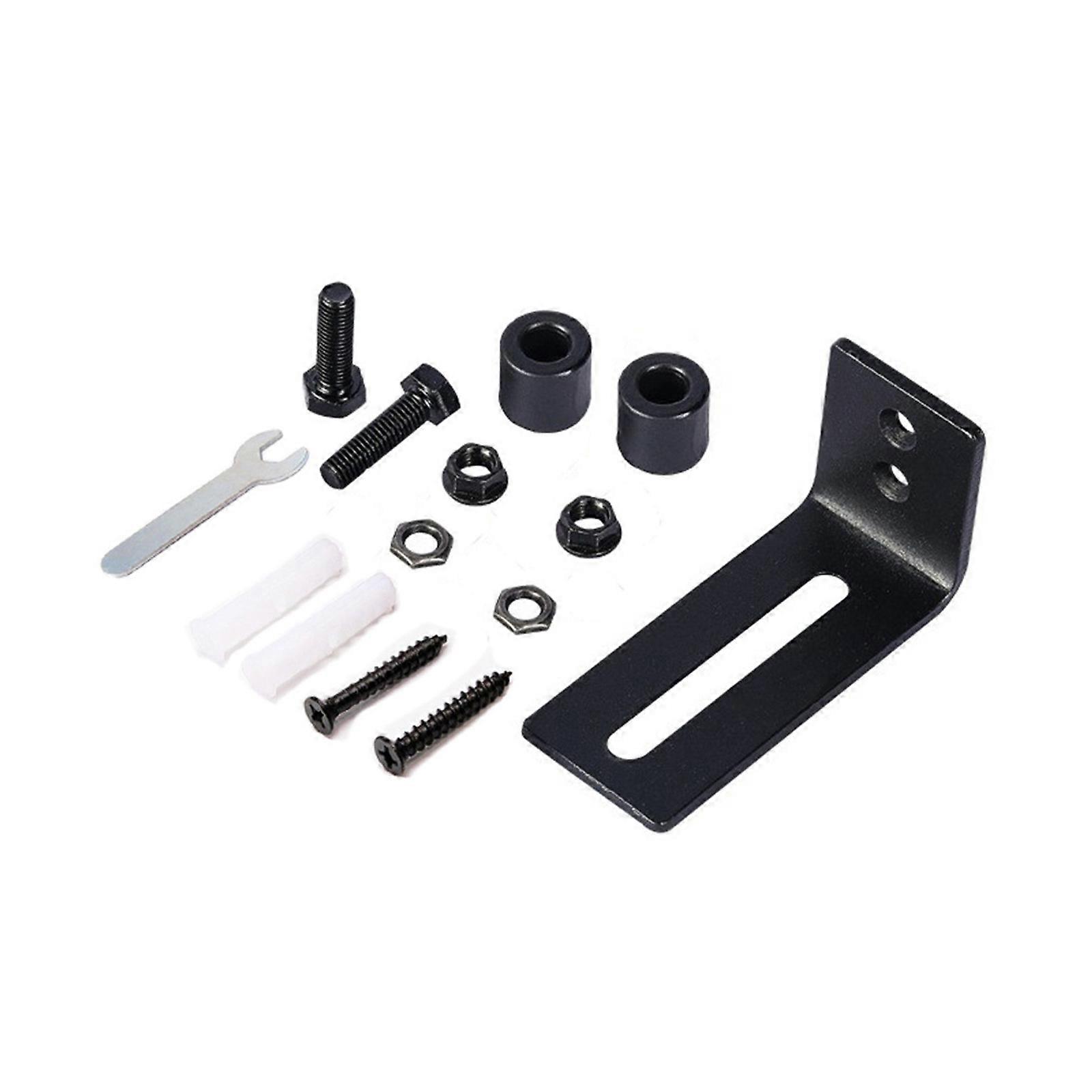 Double Wheel Sliding Door Guide Structure Modifiable Track Positioner Denial Drilling Required Mild Steel Building for Fluid Multicolor