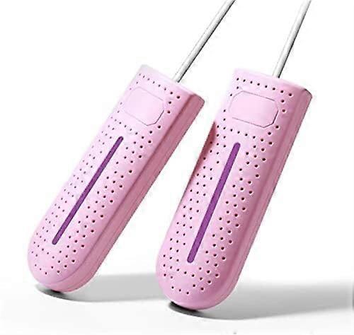 USB Shoe Dryer with Fast Moisture Removal and 360° Heat Distribution for Boots and Slippers Pink
