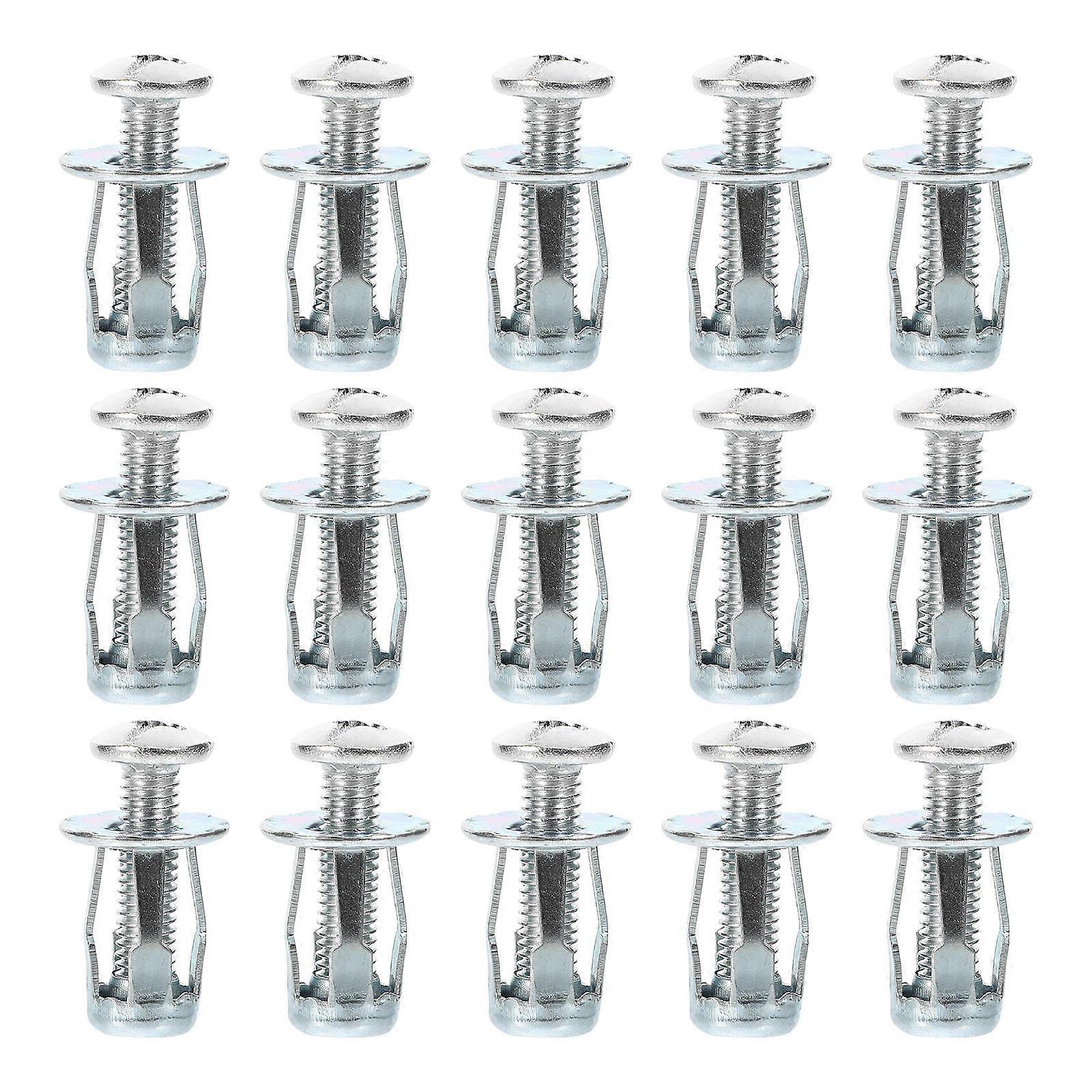 Petal Nuts Expansion Nut Set for Secure Fixing 25Sets Bolts Nut Insert