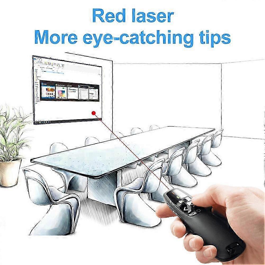 Power point Presentation Remote Wireless USB PPT Presenter Laser Pointer Clicker