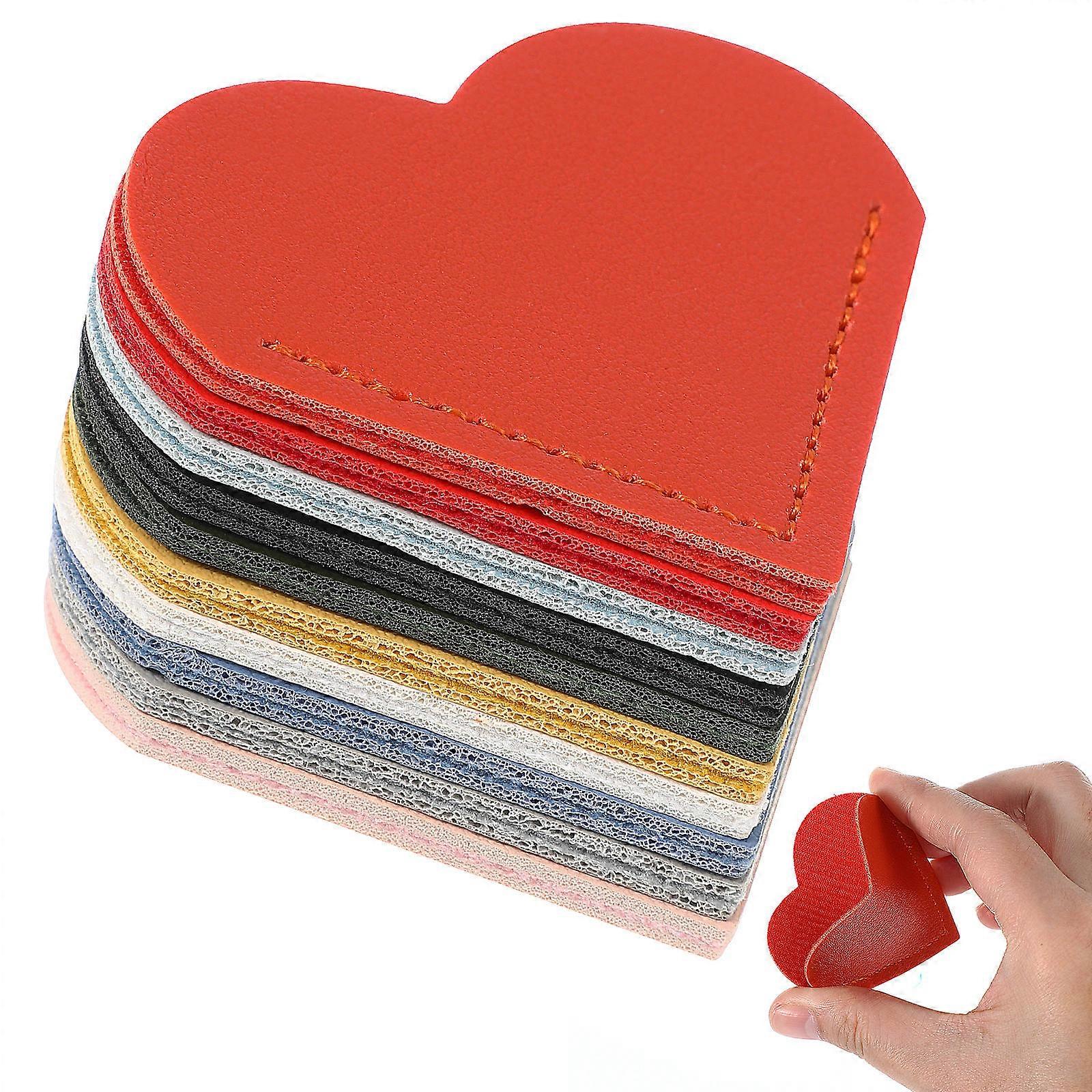 Heart-Shaped Bookmarks for Decoration Use 10Pcs Corner Protectors