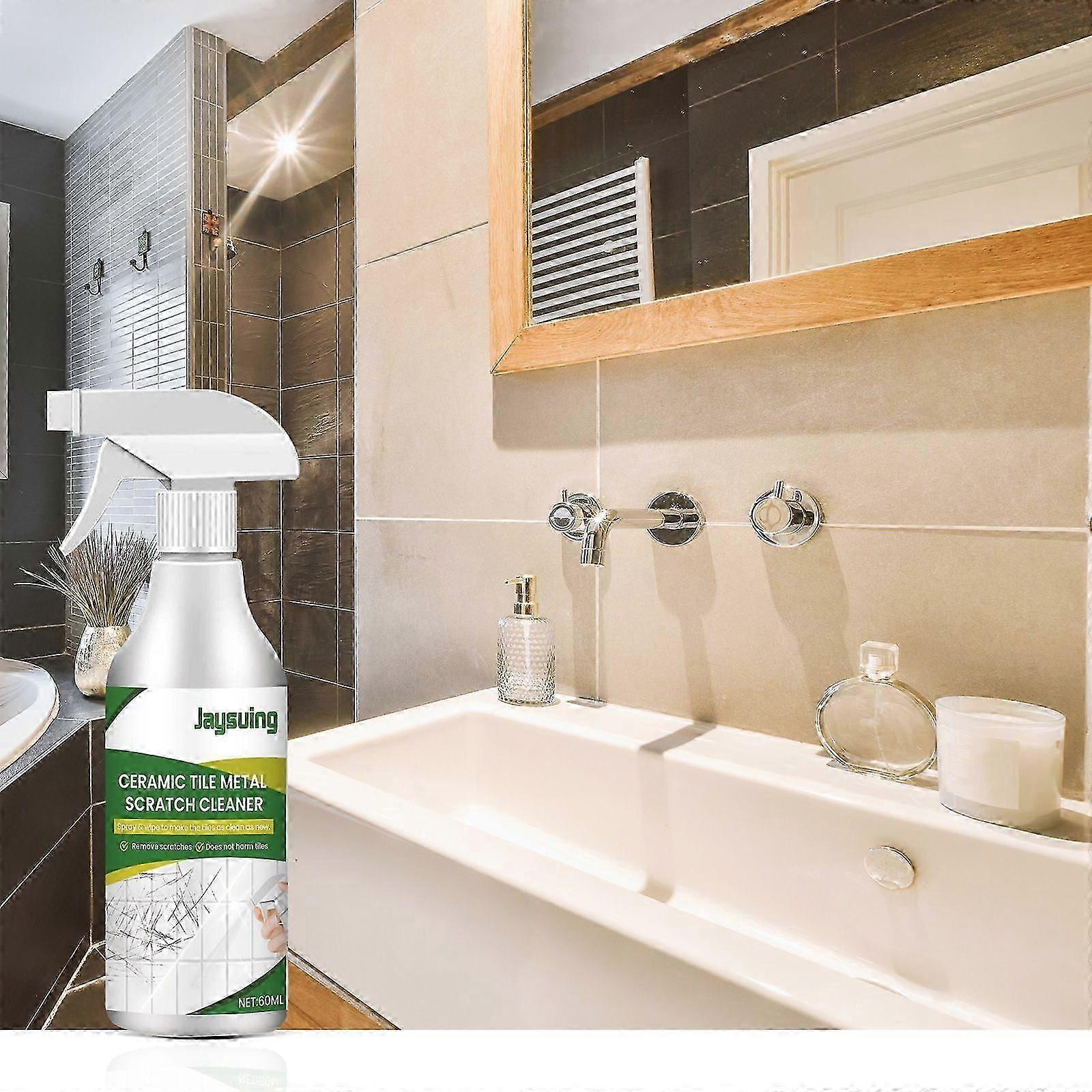 Tile Scratch Cleaner - Removes Metal Scratches, Brightens & Cleans All Tile Surfaces