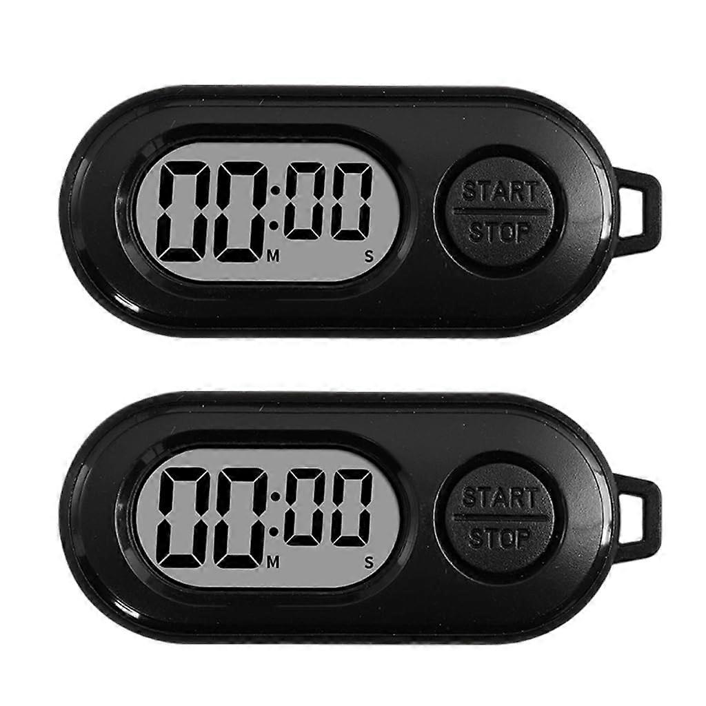 Digital Stopwatch Keychain Timer with Large LCD, Shockproof ABS, for Sports, Cooking, Lab Outdoor