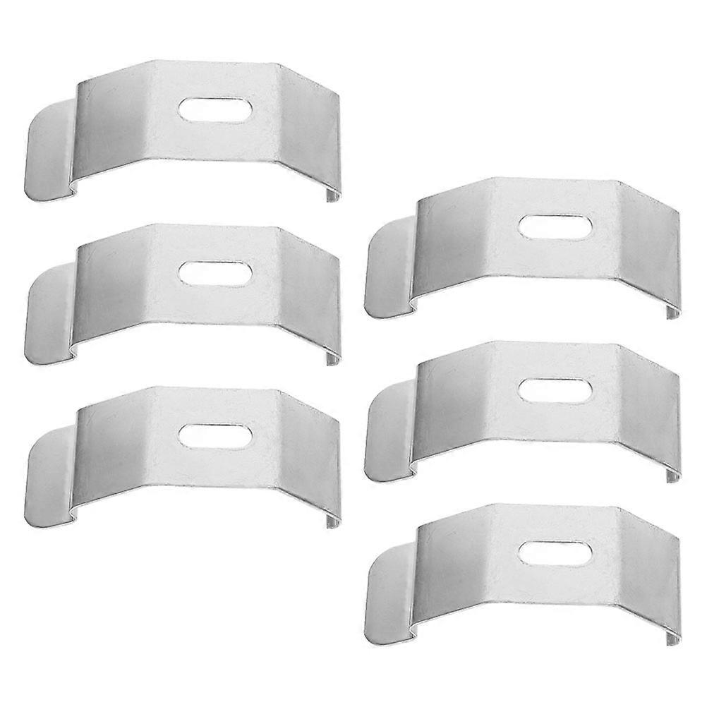 6pcs Roller Shade Hardware Brackets for Window Blinds Vertical Blind Repair Kit Mounting Brackets for Ceiling Wall Installation