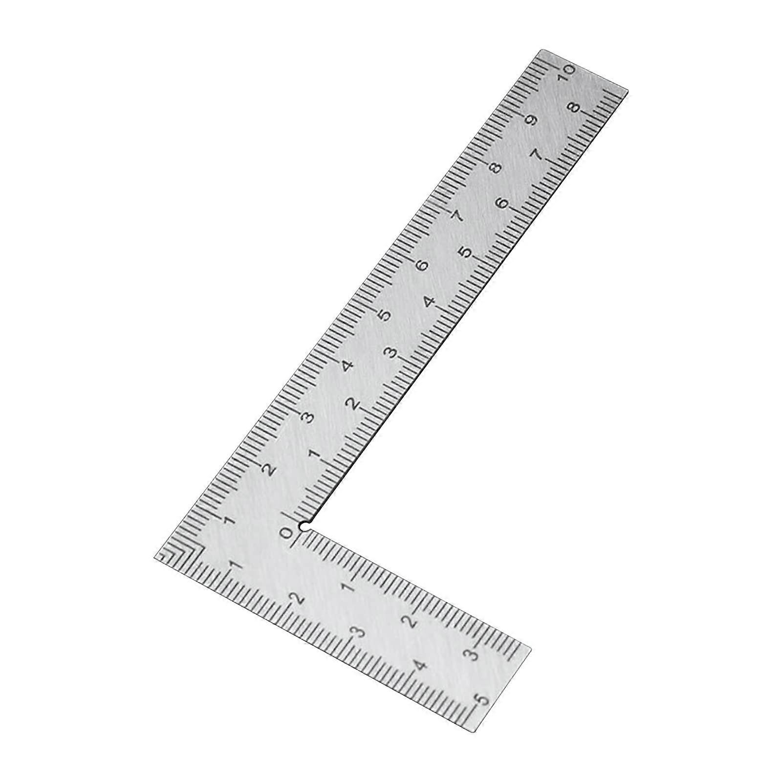 L Shape Ruler Rustproof Steel Square for Woodworking and Carpentry Precision Alignment