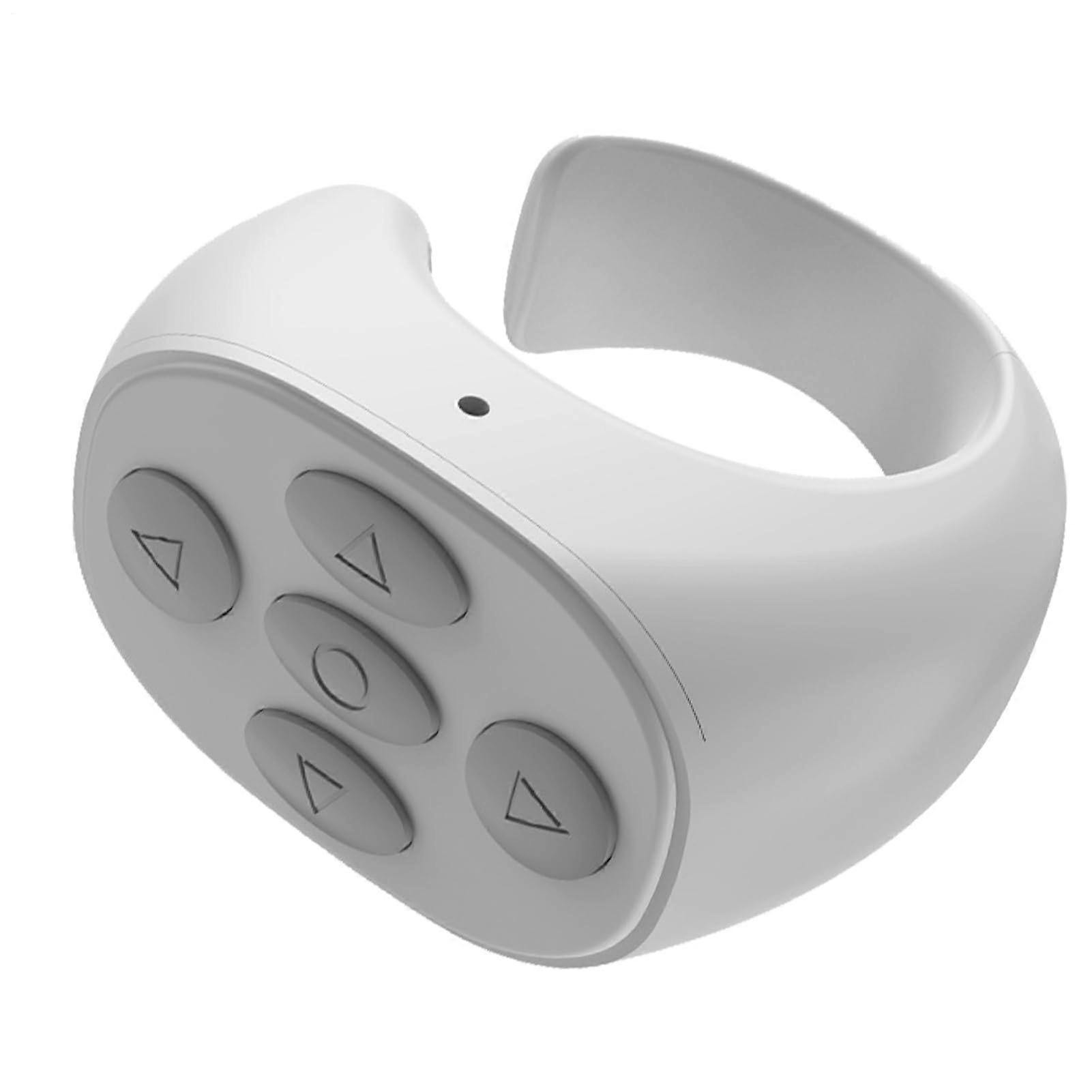 Wireless Scroll Ring Bluetooth Remote for EBook Page Turning, Video Watching and Photo Taking