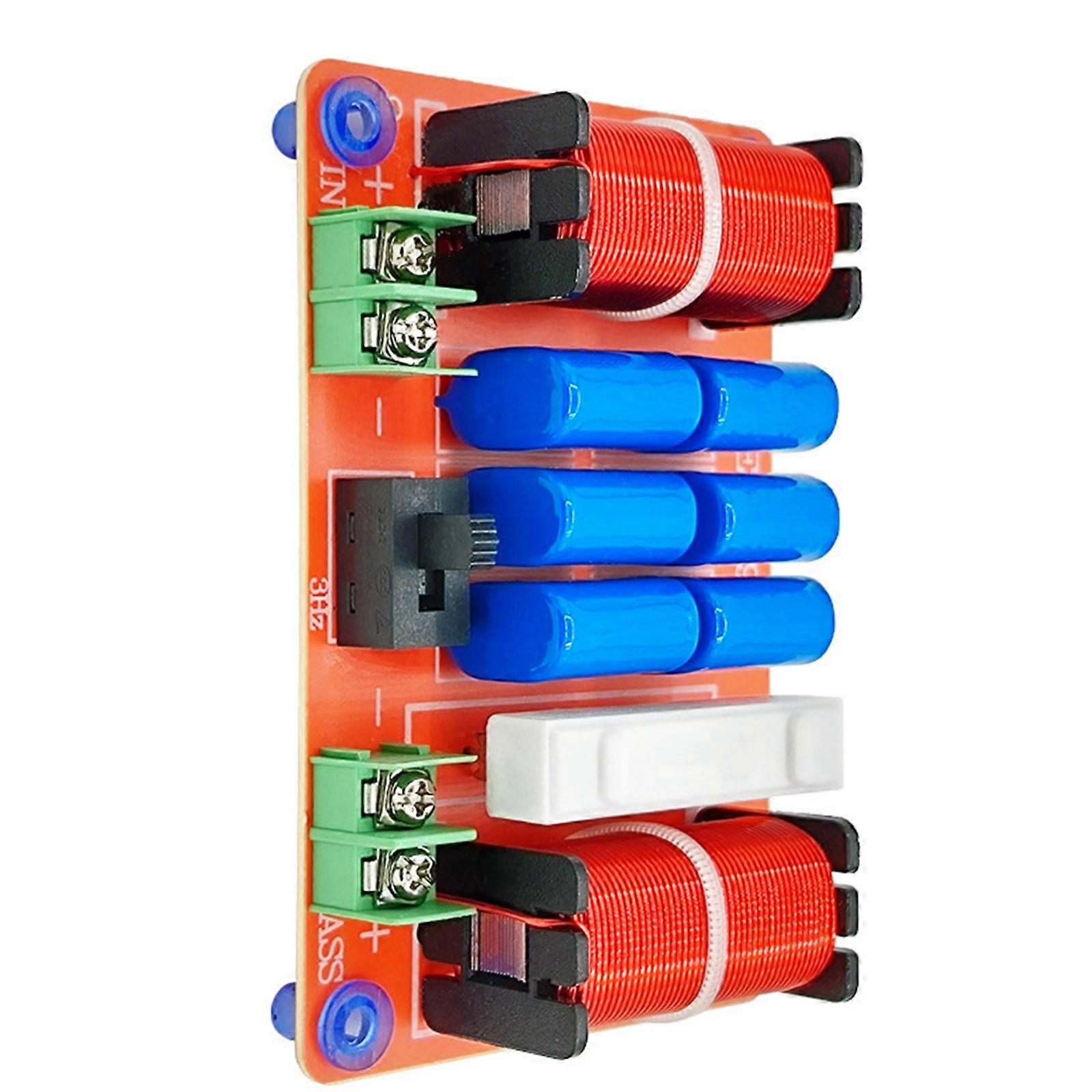 220W Music Speaker Frequency Divider Tweeters Bass Crossover Filter Speaker Amplifiers Sound Theater Multicolor