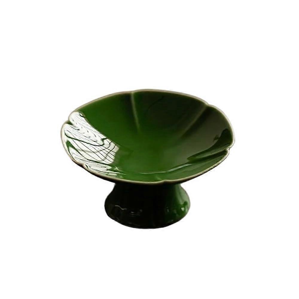 Ceramic Sauce Dish Small Dipping Bowl SpaceSaving Easy Clean Modern Green Kitchen Tableware