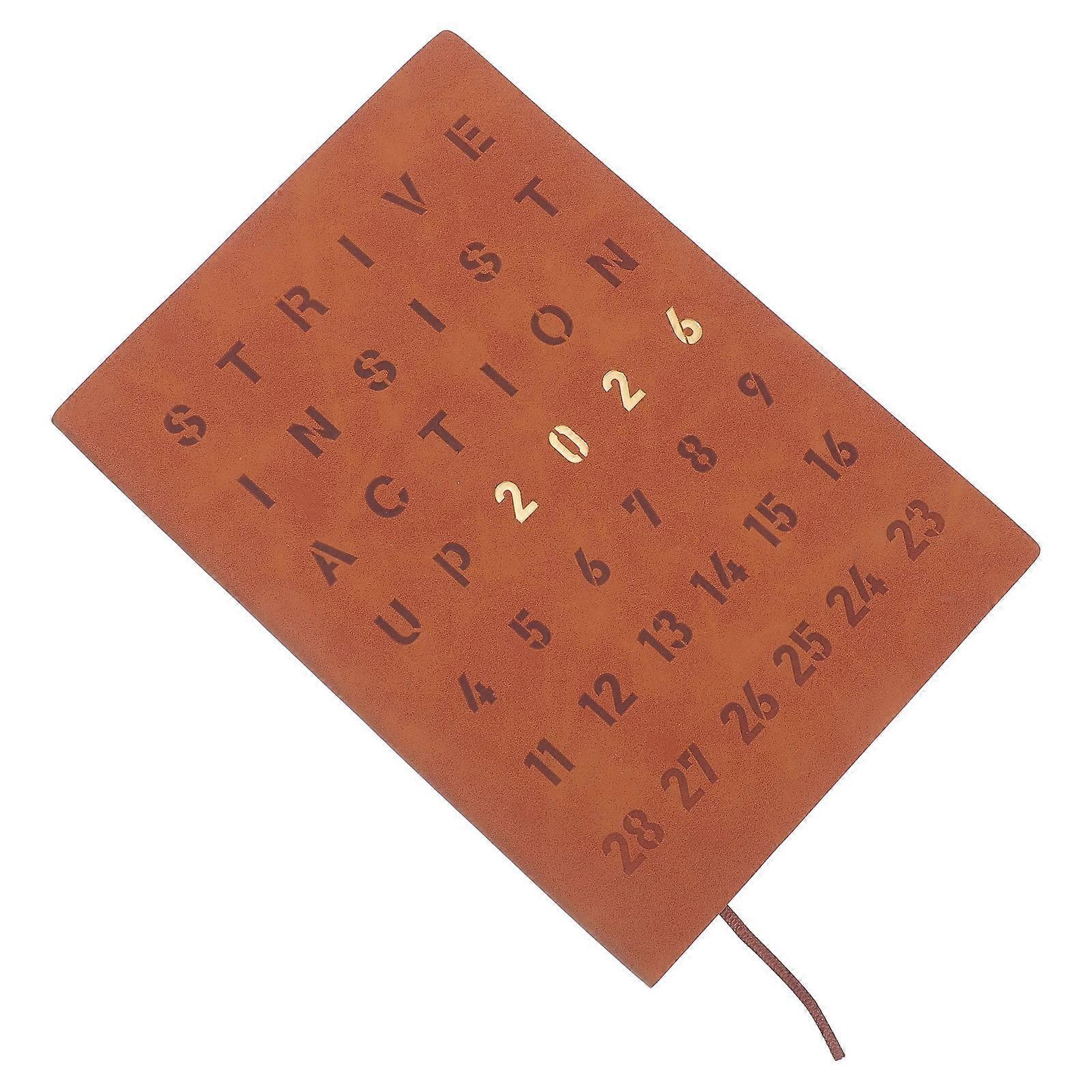 Hardcover Planner Daily Planner Notebook for Monthly Planning 3Pcs