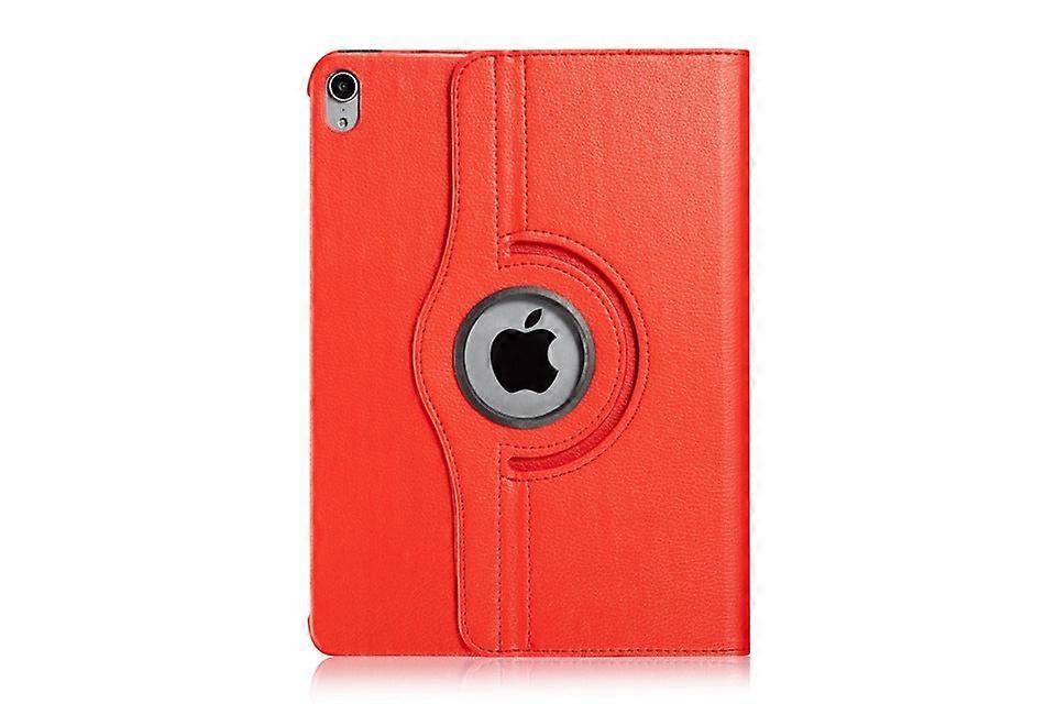 Stylish Case For Ipad 2022 10.9" Red 10th Litchi Texture Rotating Leather