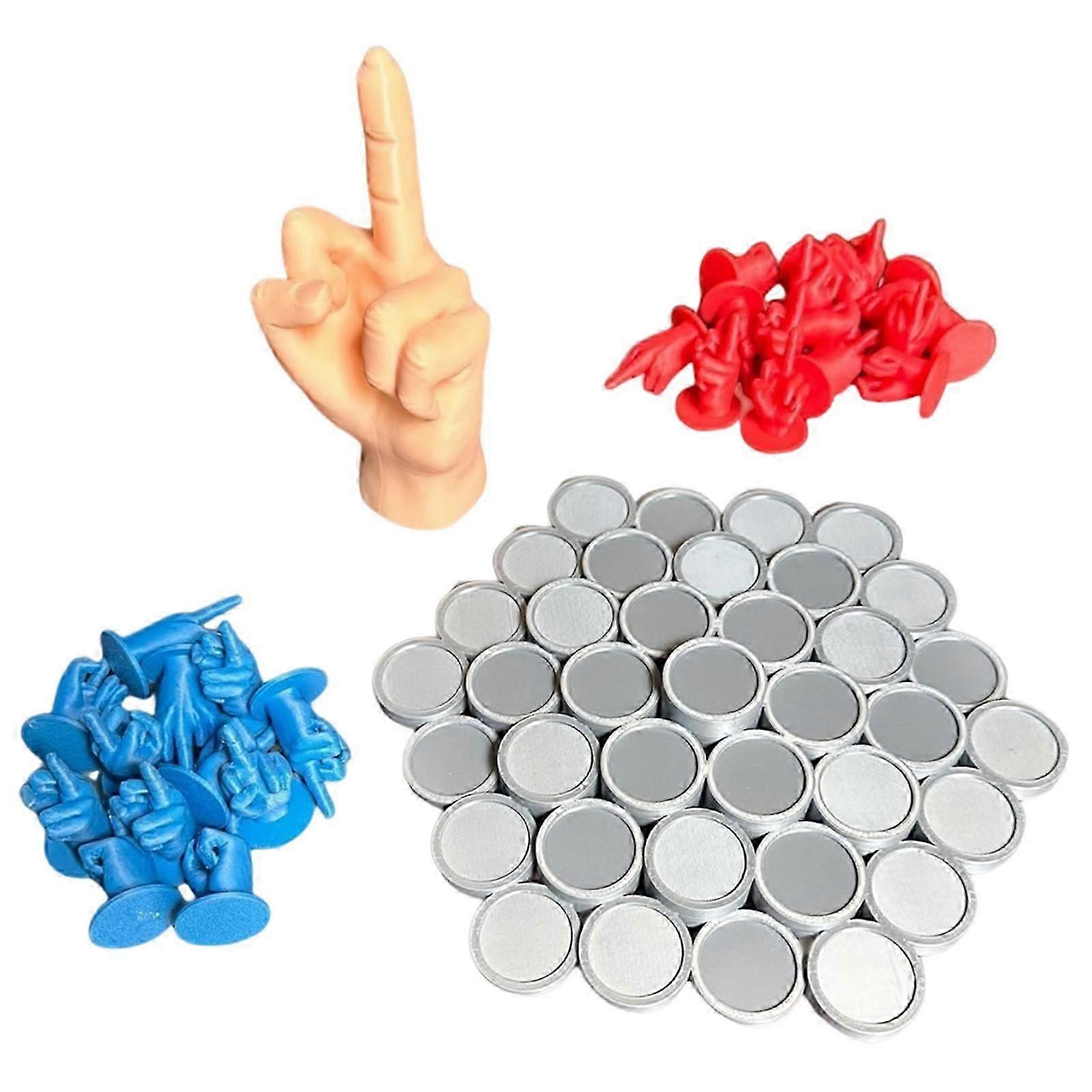 Middle Finger Balance Game - Fun Finger Dexterity Challenge for Adults & Kids, Party Game for Motor Skill and Coordination