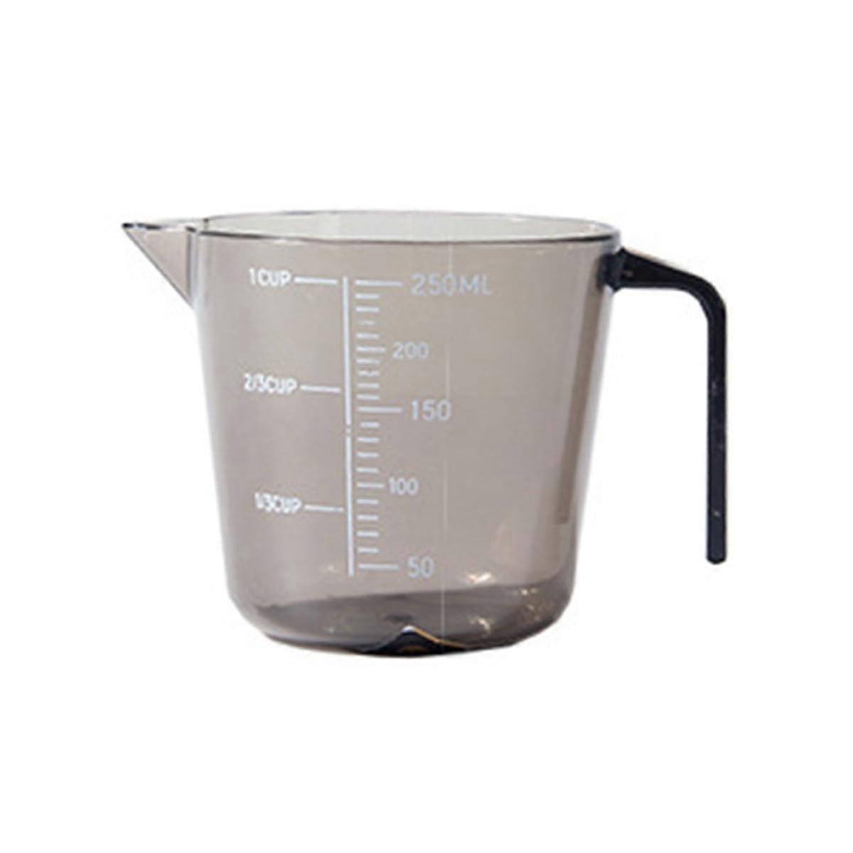 250ml Plastic Kitchen Measuring Cup with Spout and Clear Scale for Baking and Cooking