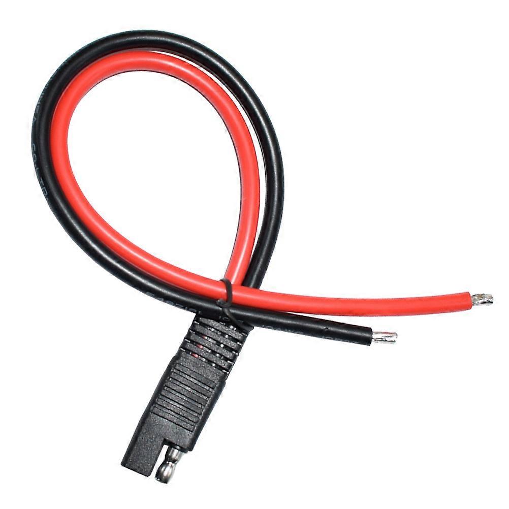 Solar Panel Cable Extension Sae Power Extension Cable Rv Use 30x2x2cm Copper Material Solar Panel Wire Extension 1Pcs