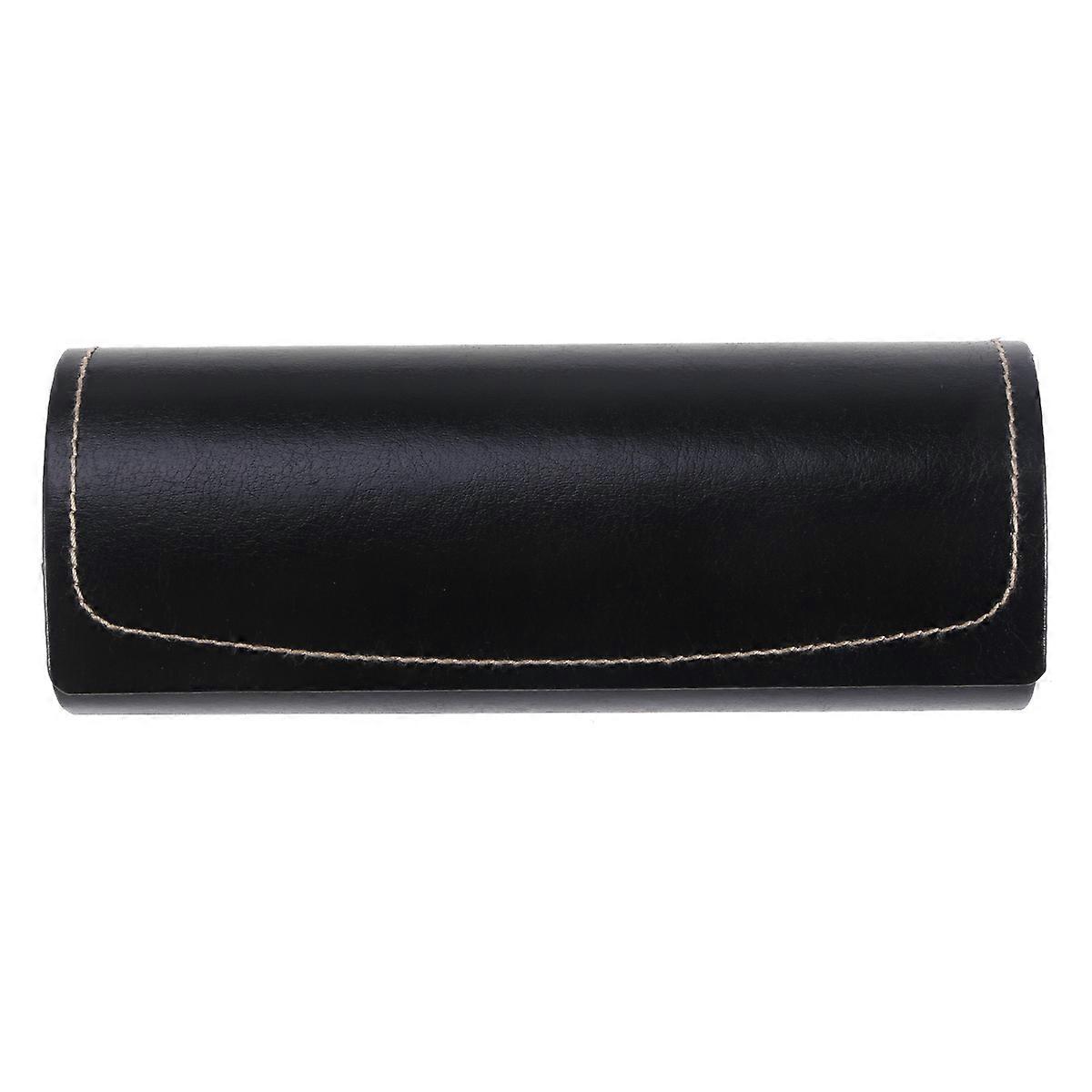 Eye Glasses Case Handmade Hard Shell for Protection Use Black PU