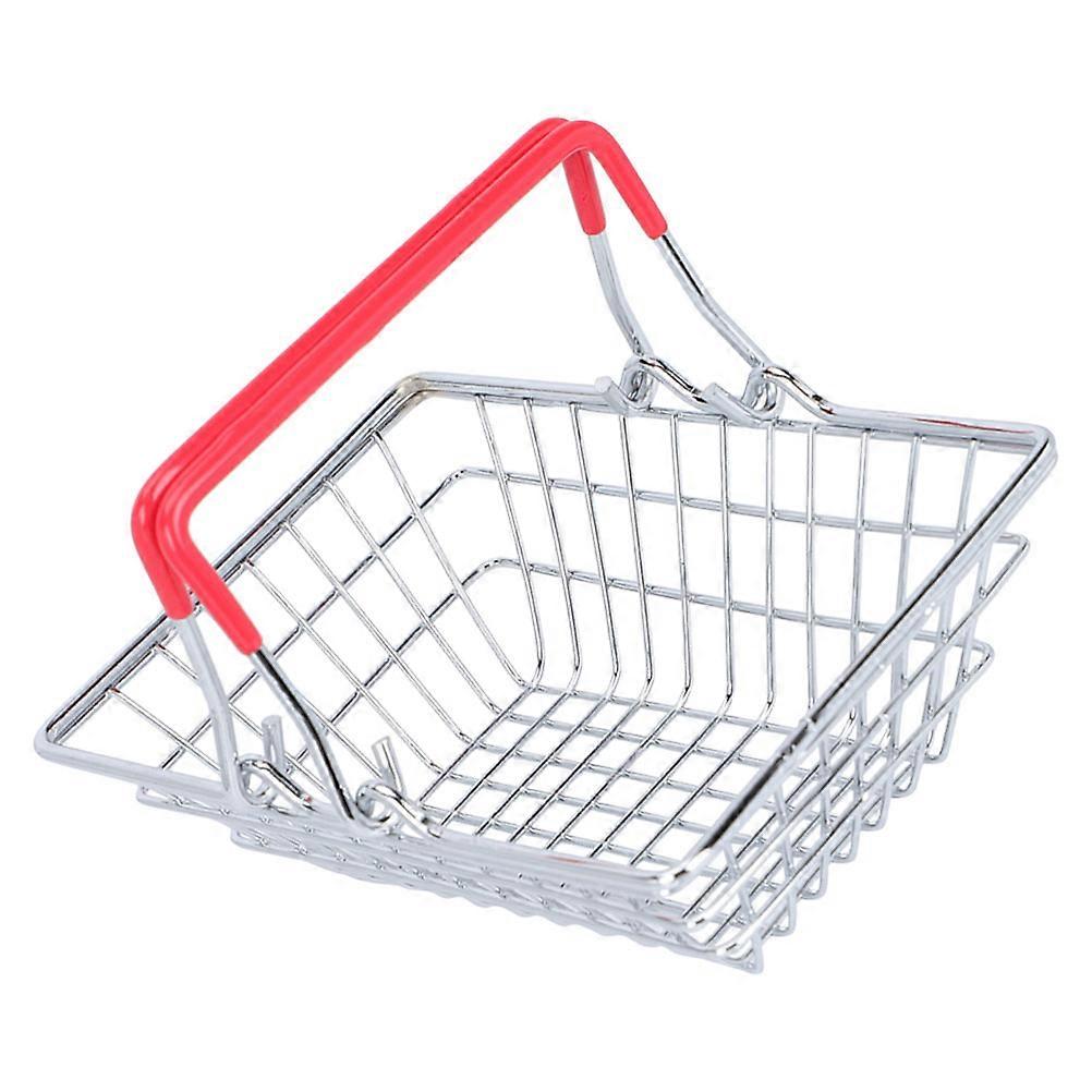 Mini Basket Metal Wire Storage Holder for Home Use