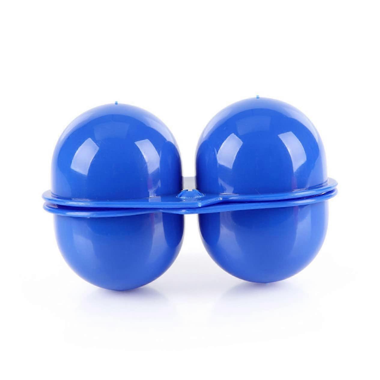 2pcs Egg Storage Container with CrushProof Design for Camping and Picnic Travel