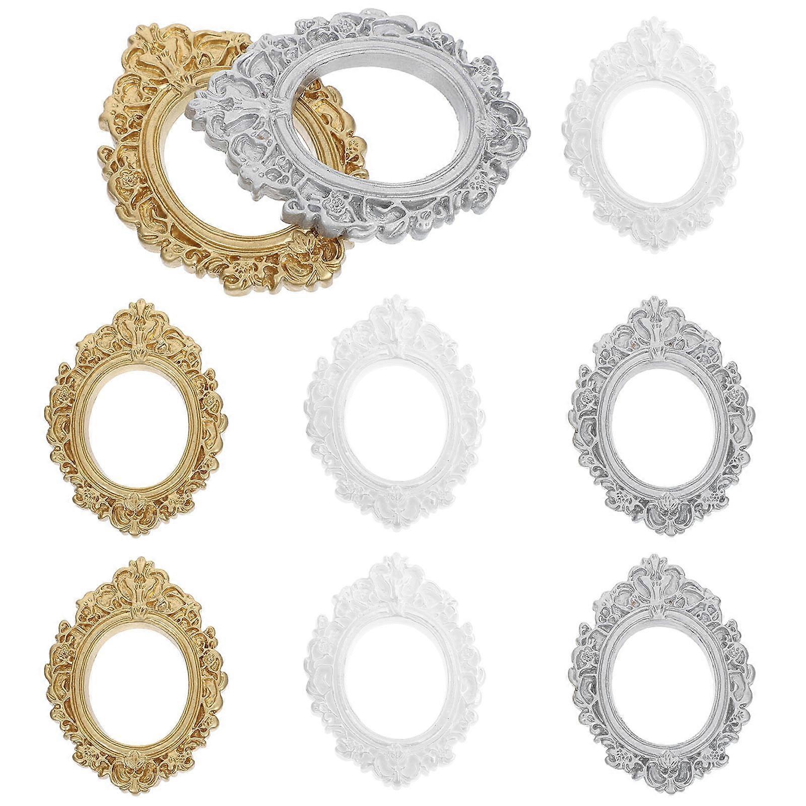 Decorative Picture Frames for Decoration 18Pcs DIY Mini Resin Photo Frames