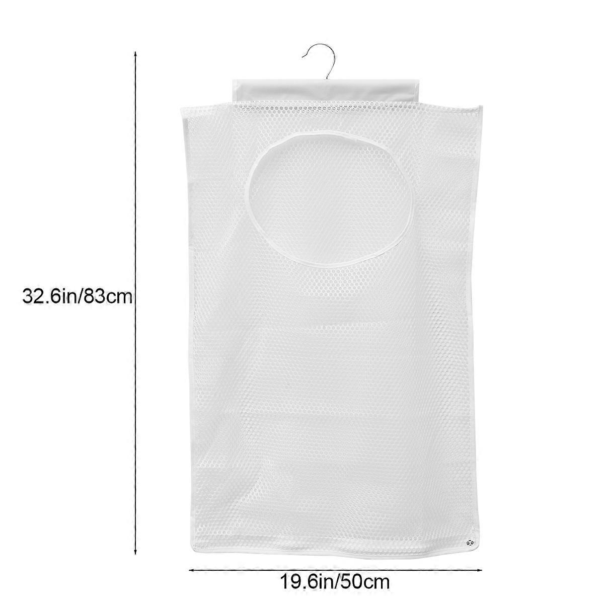 Rectangular Hanging Laundry Storage Bag For Bedroom And Bathroom Dust Protection 83x50cm 2Pcs