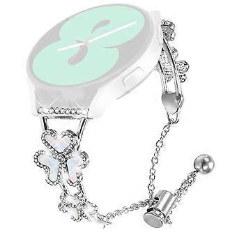 Metal Band for Mibro Lite Heart Clover Decor Watch Strap