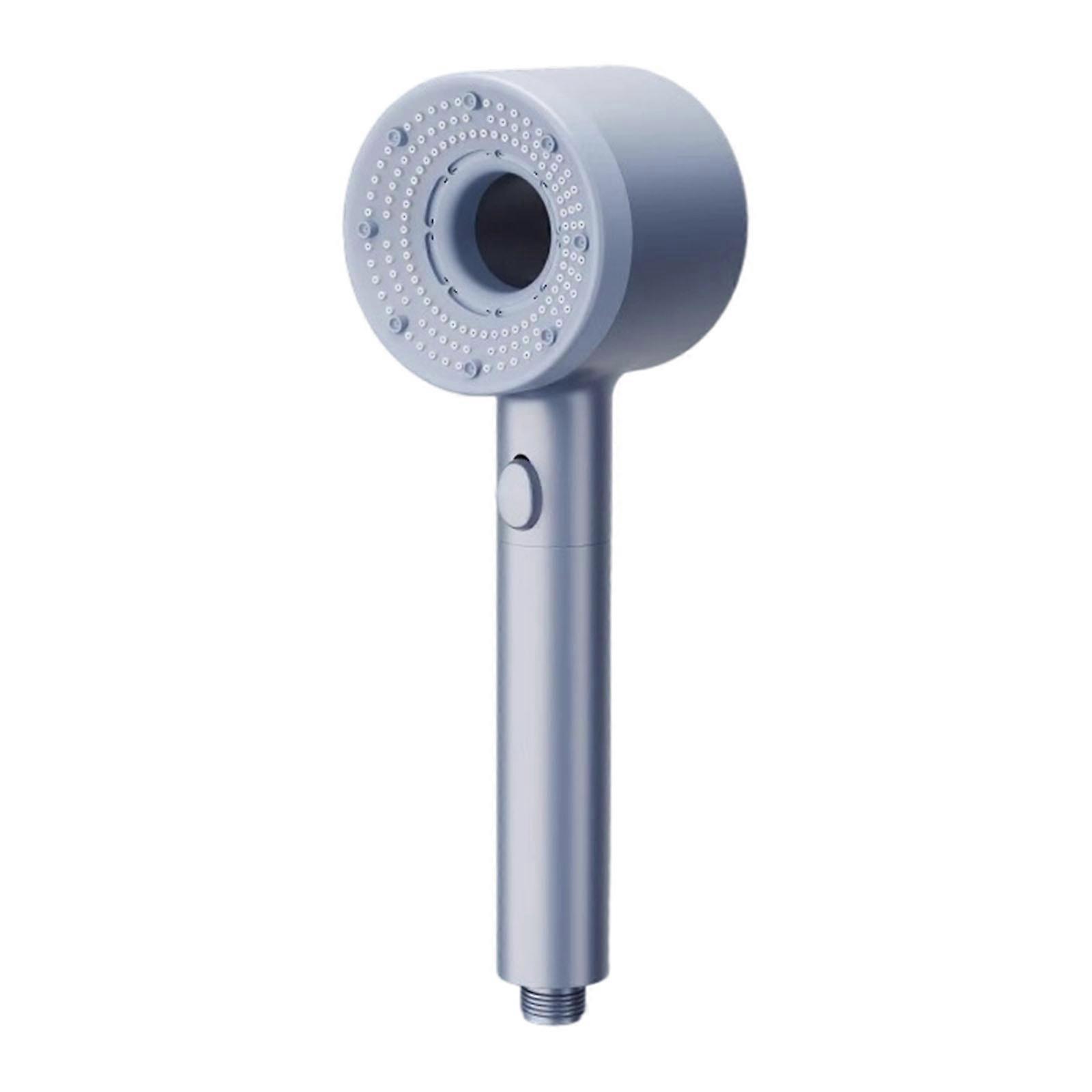 5 Mode Adjustable Shower Head Water Saving High Pressure Showerhead Bathroom Accessories Efficient Water Filter  silver