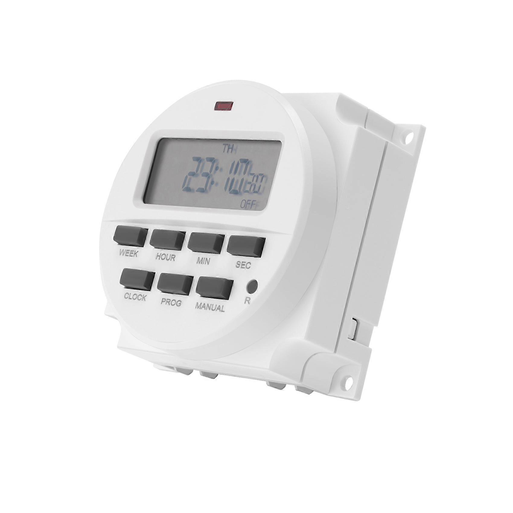 SINOTIMER TM618SH-1 1 Second Weekly Programmable Digital Timer Automatically Turn on Off Microcompu