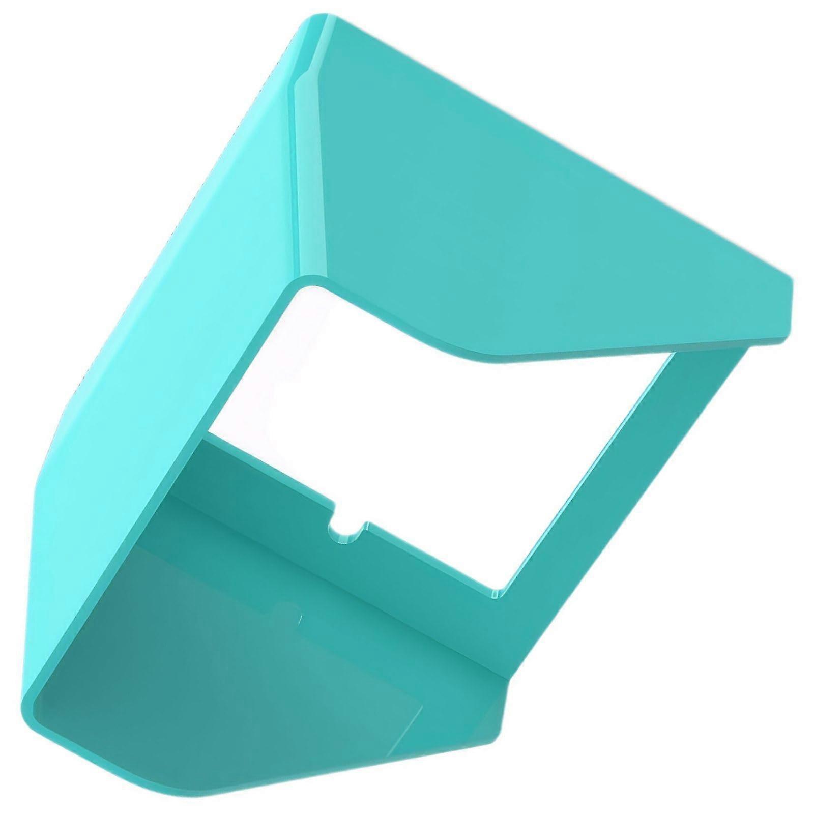 EV Charging Station Cover Waterproof UVResistant Outdoor Protector for 86 Type Socket Cyan