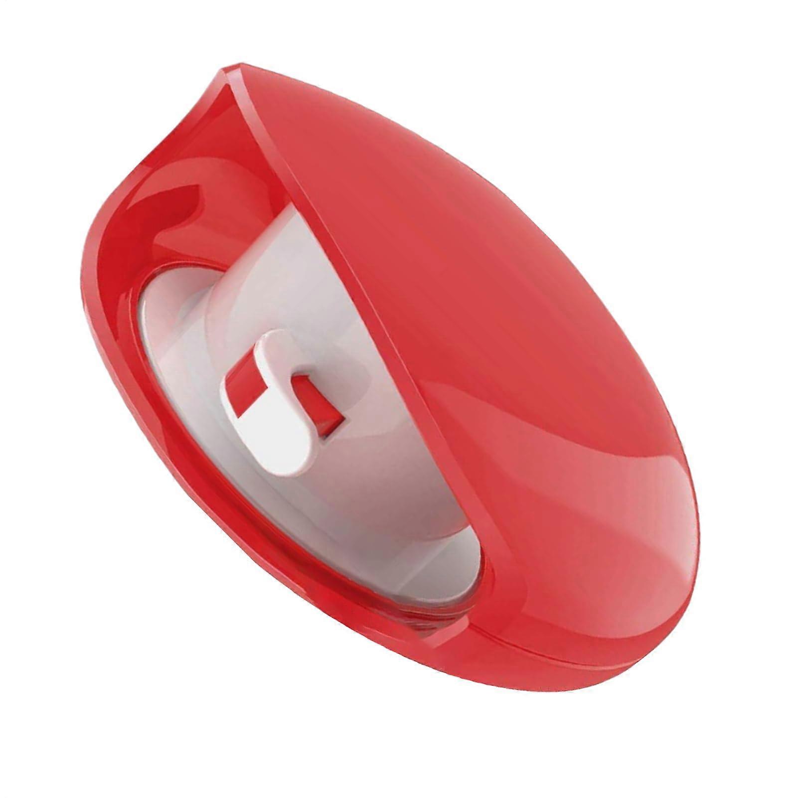 Automatic Cable Winder with Tangle Storage for Earphones and USB, Compact Pocket Organizer Red