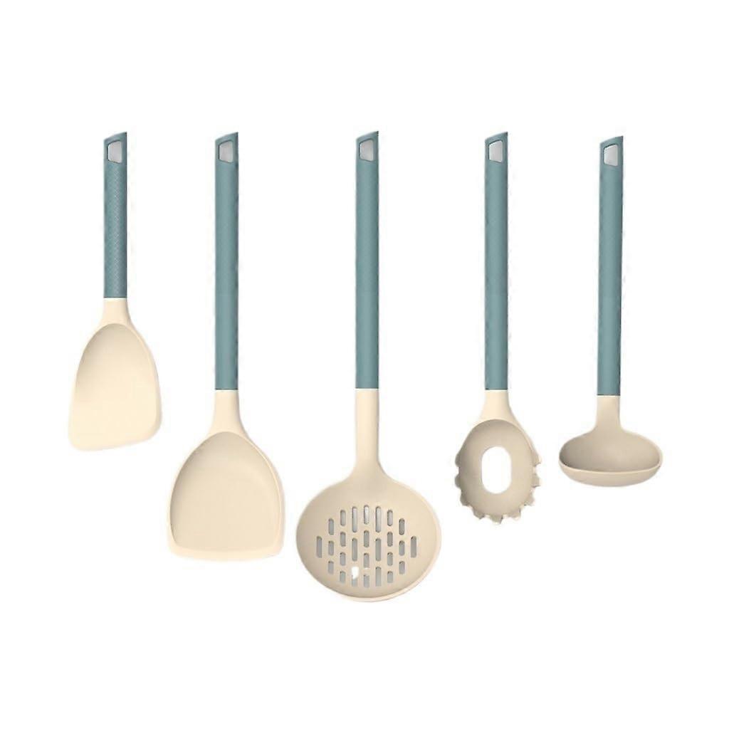 Silicone Cooking Utensils Set 5pcs Heat Resistant Non Stick Non Scratch Kitchen Tools