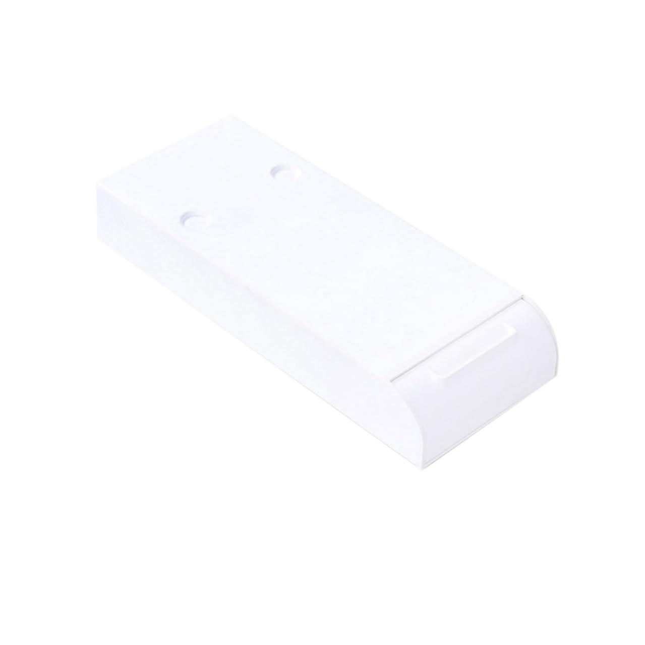 Under Desk Drawer Organizer White Adhesive Pen Holder SpaceSaving Storage for Office and Study