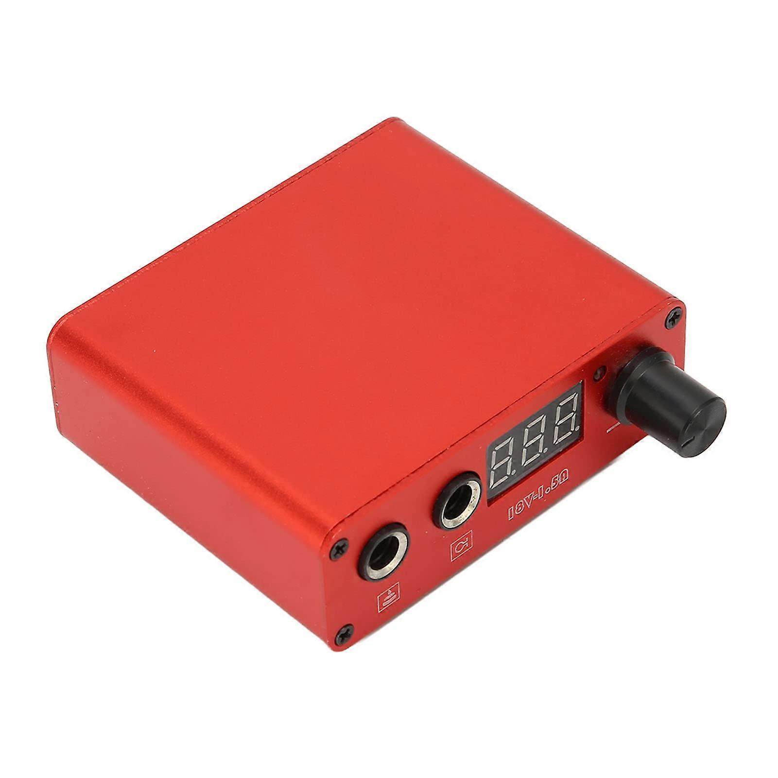 Tattoo Power Supply with LCD Display USB Output 100230V AntiFatigue Mode Precise Voltage Adjustment
