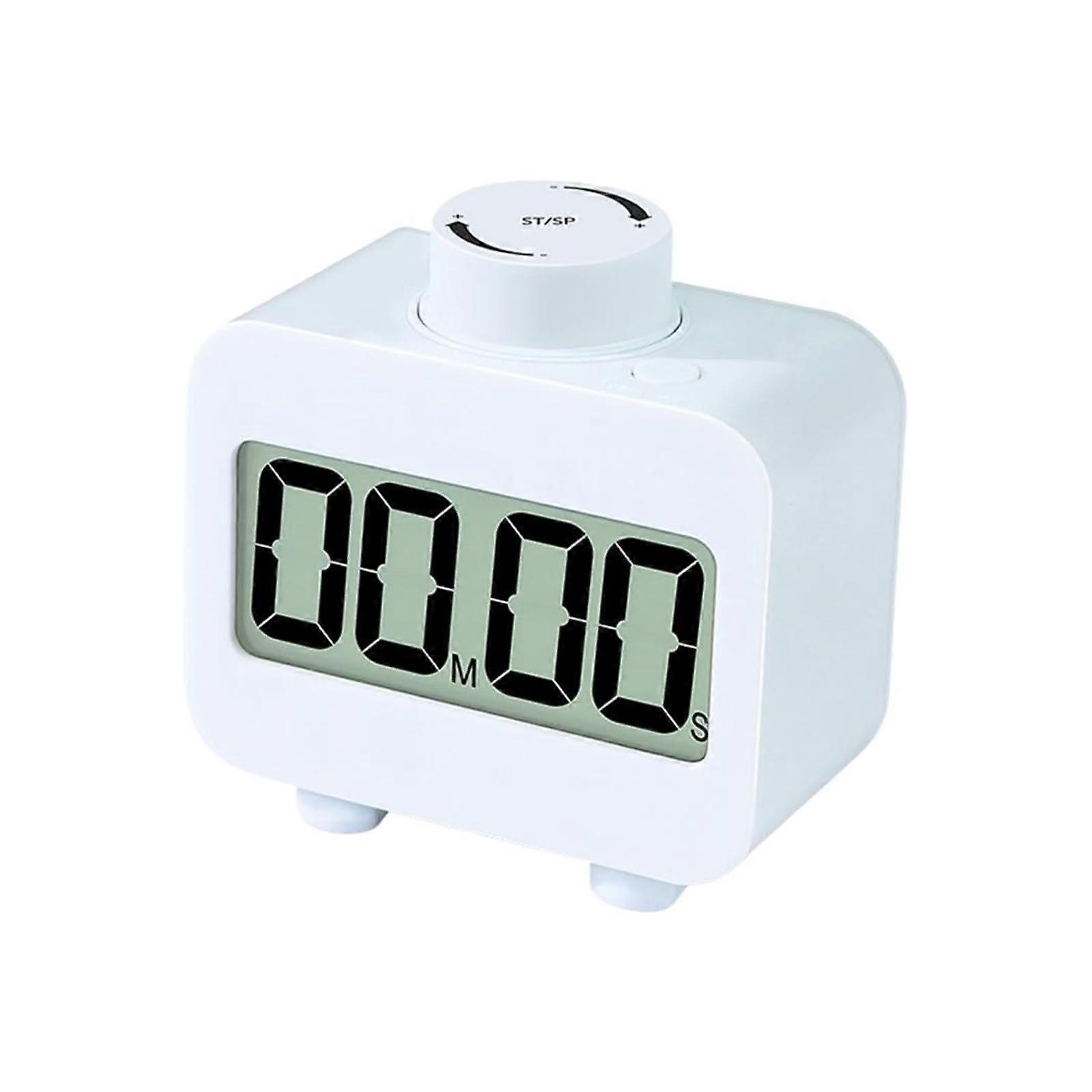 Kitchen Timer Digital Countdown Dual Mode Twist Control Silent Light Alert for Cooking and Study