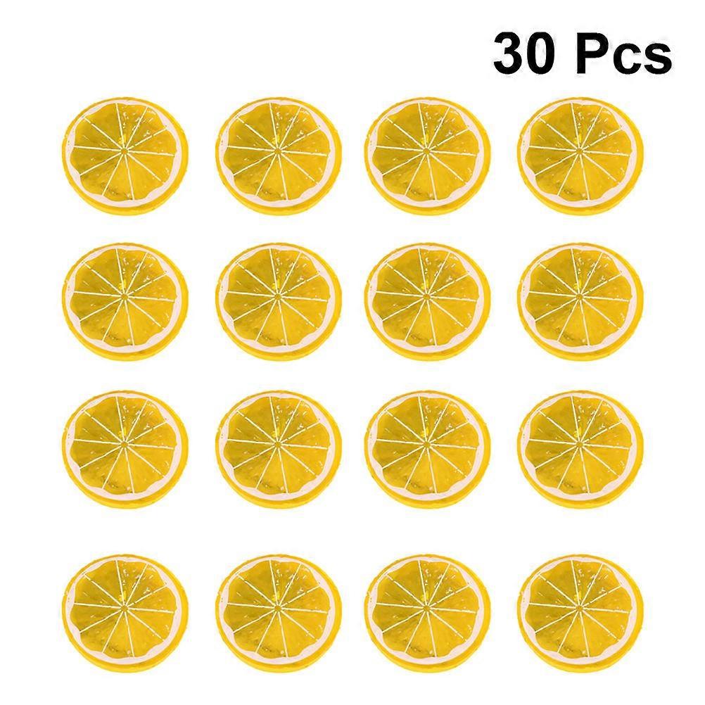 Simulation Orange Plastic Fruit Adornments for Decoration 30Pcs
