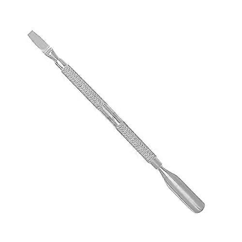 Stainless Steel Dual Head Cuticle Pusher for Precise Control Professional Manicure Tool