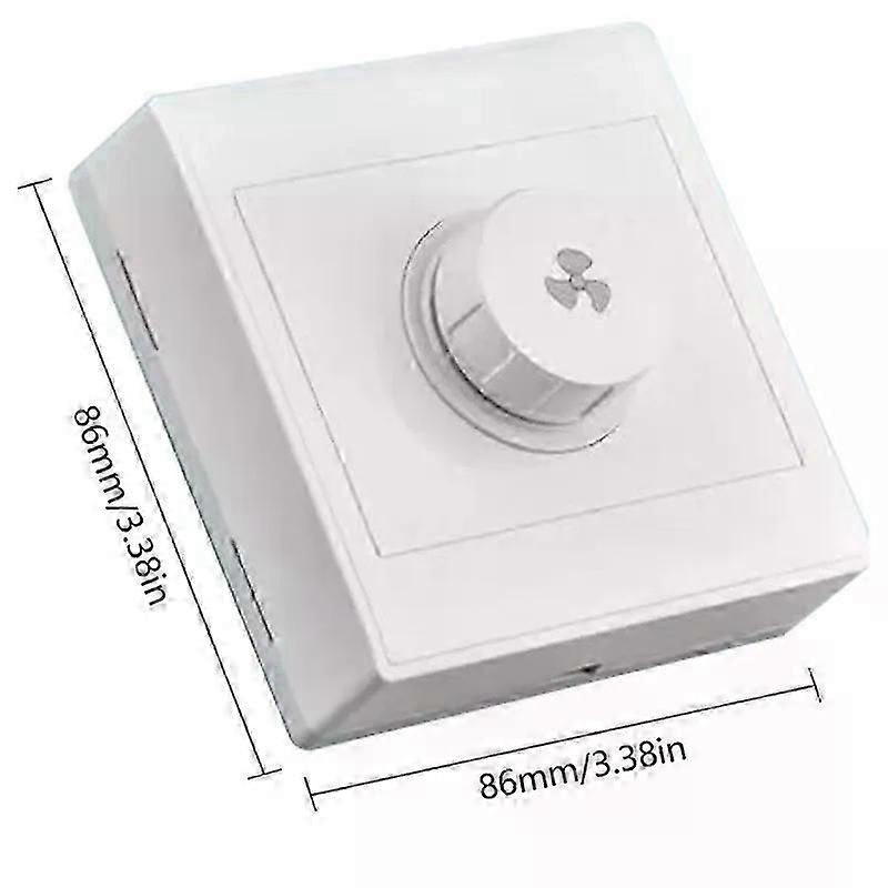 Easy-to-use ceiling fan control panel with 86-level stepless speed control/switch, suitable for ceiling fans.