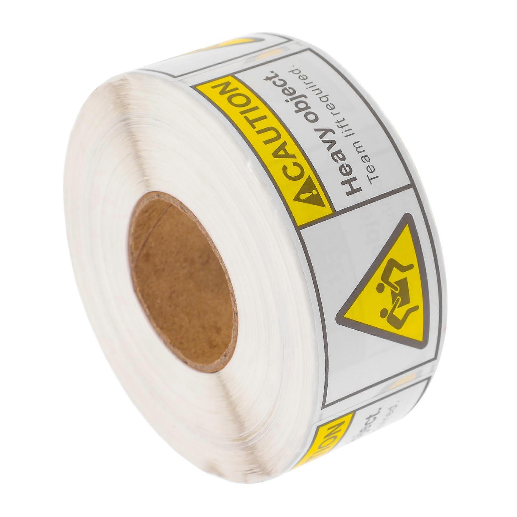 Heavy Package Warning Labels with Strong Adhesive for  and Warehouse Caution Heavy Object Stickers Roll