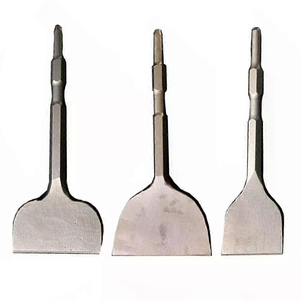 Hexagonal Handle Electric Hammer Drill Bit Slot Flat Chisel Masonry Impacts Drill Round Handle Tile Spade Impacts Drill Tools