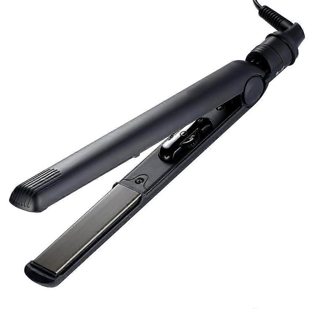 Professional 1 Inch Titanium Ceramic Hair Straightener Flat Iron with Ionic Technology and LED Display