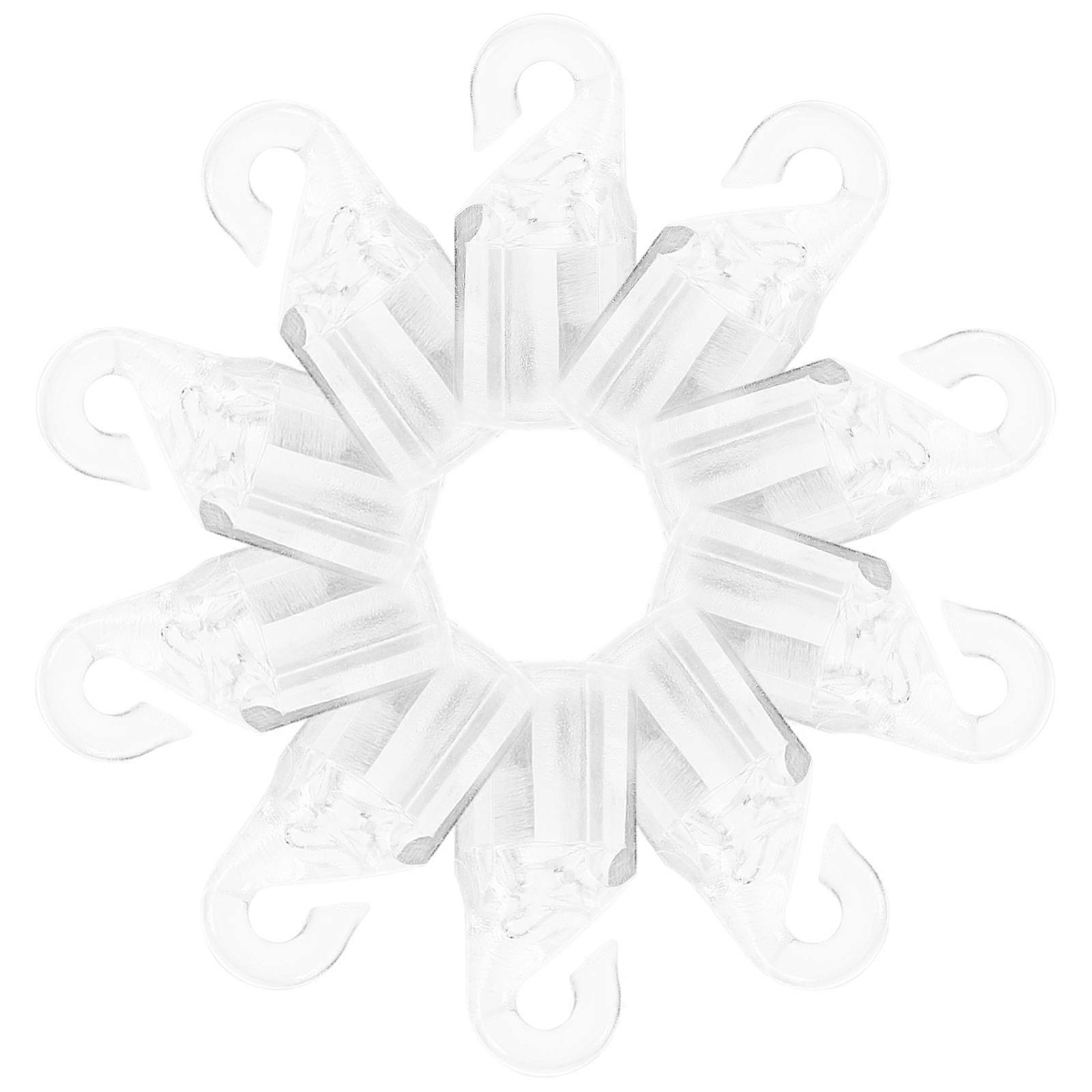 Curtain Accessories Blind Wand Hook Universal Compatibility POM Plastic Simple Structure 10Pcs