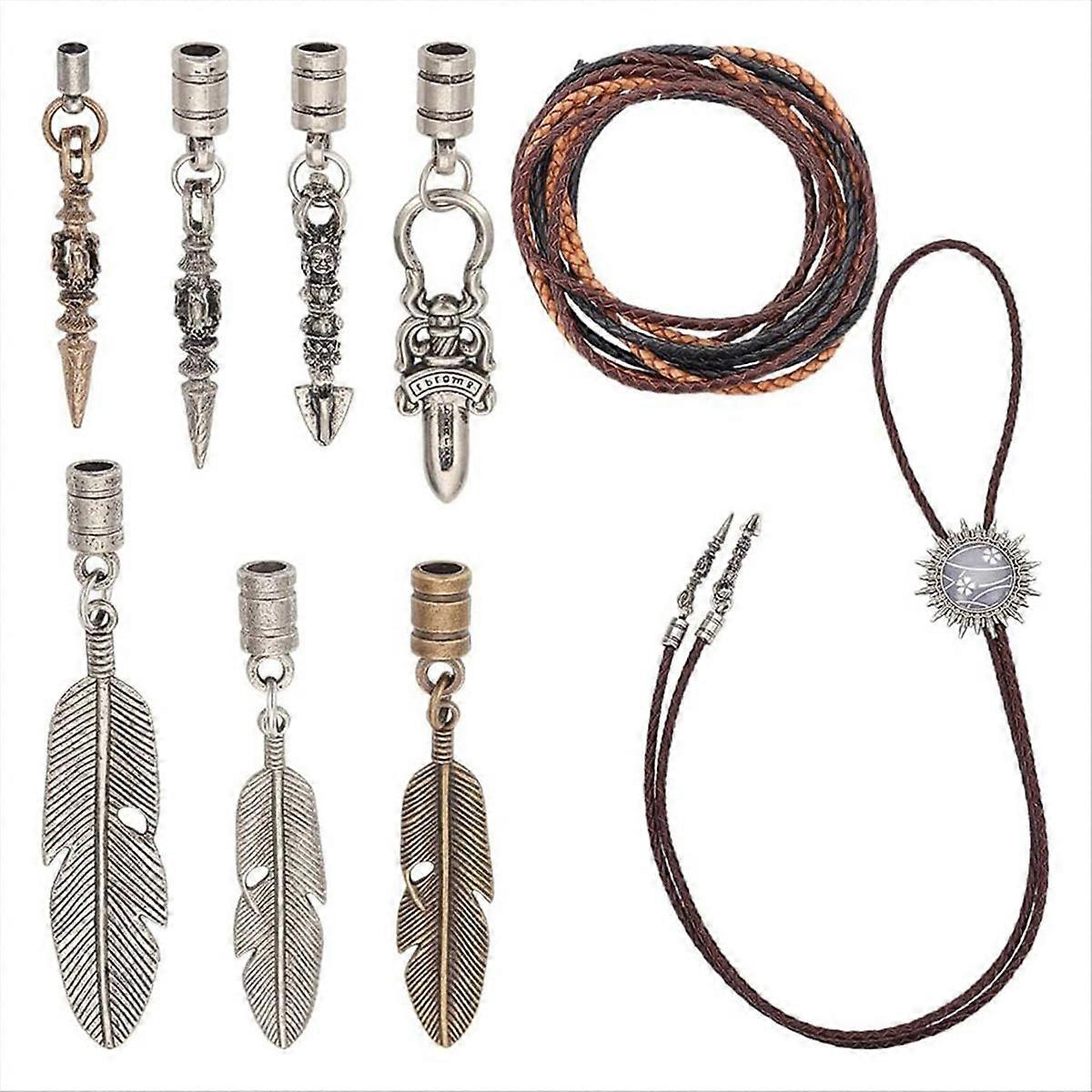 Bolo Tie Findings, Bolo Tie Tips Replacement End Caps Kit