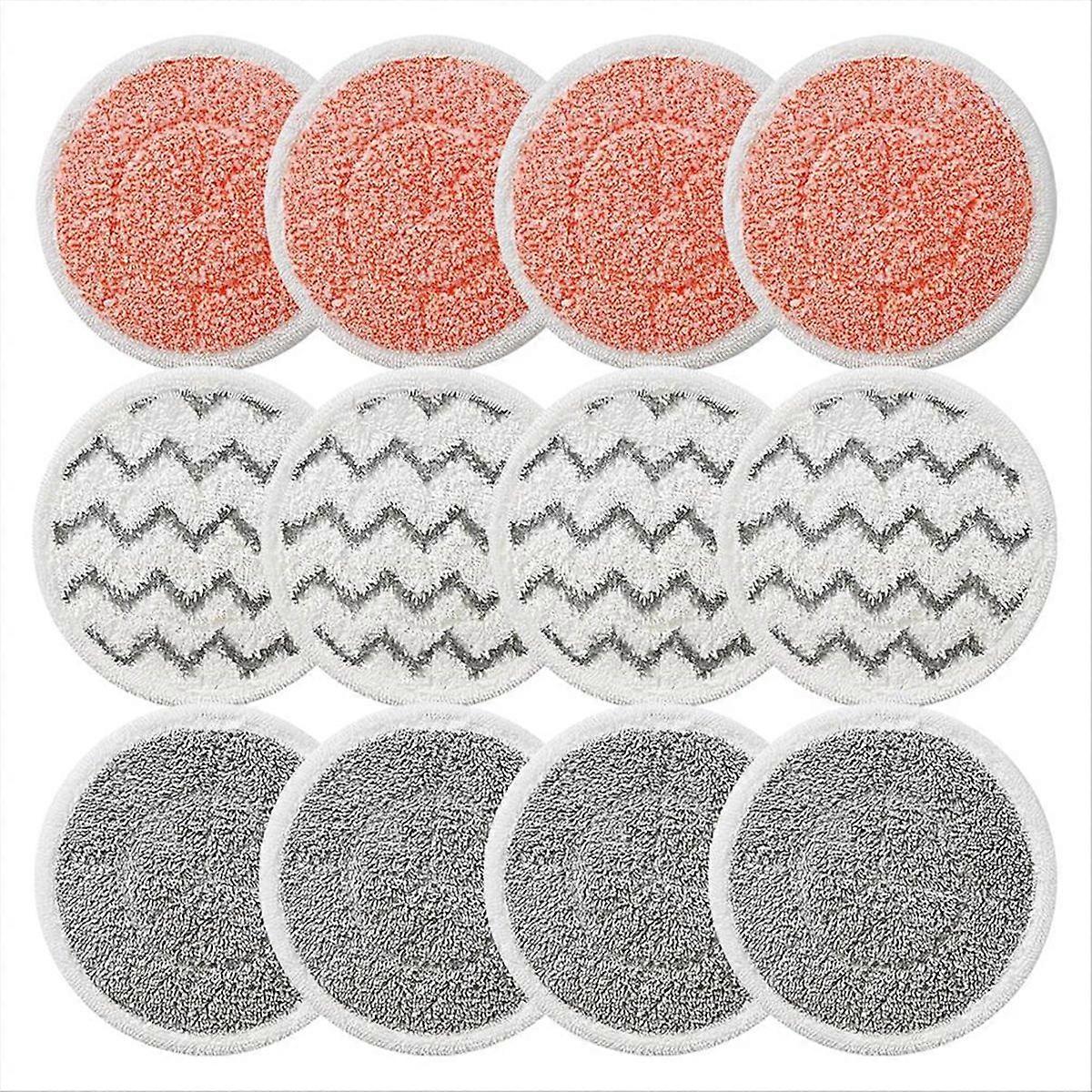 Rotating Mop Pads for -Wave 3897A SmartSteam Pads 12Pack