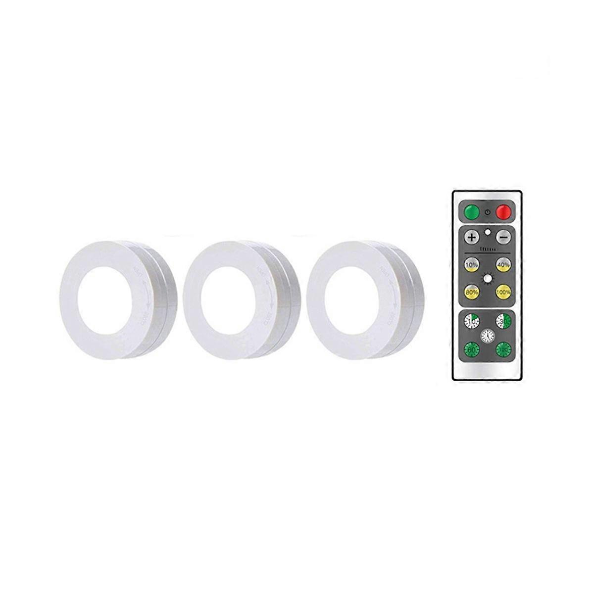 LED Cabinet Light Wireless Remote Wireless Cabinet LED Lamps Set 4Pcs