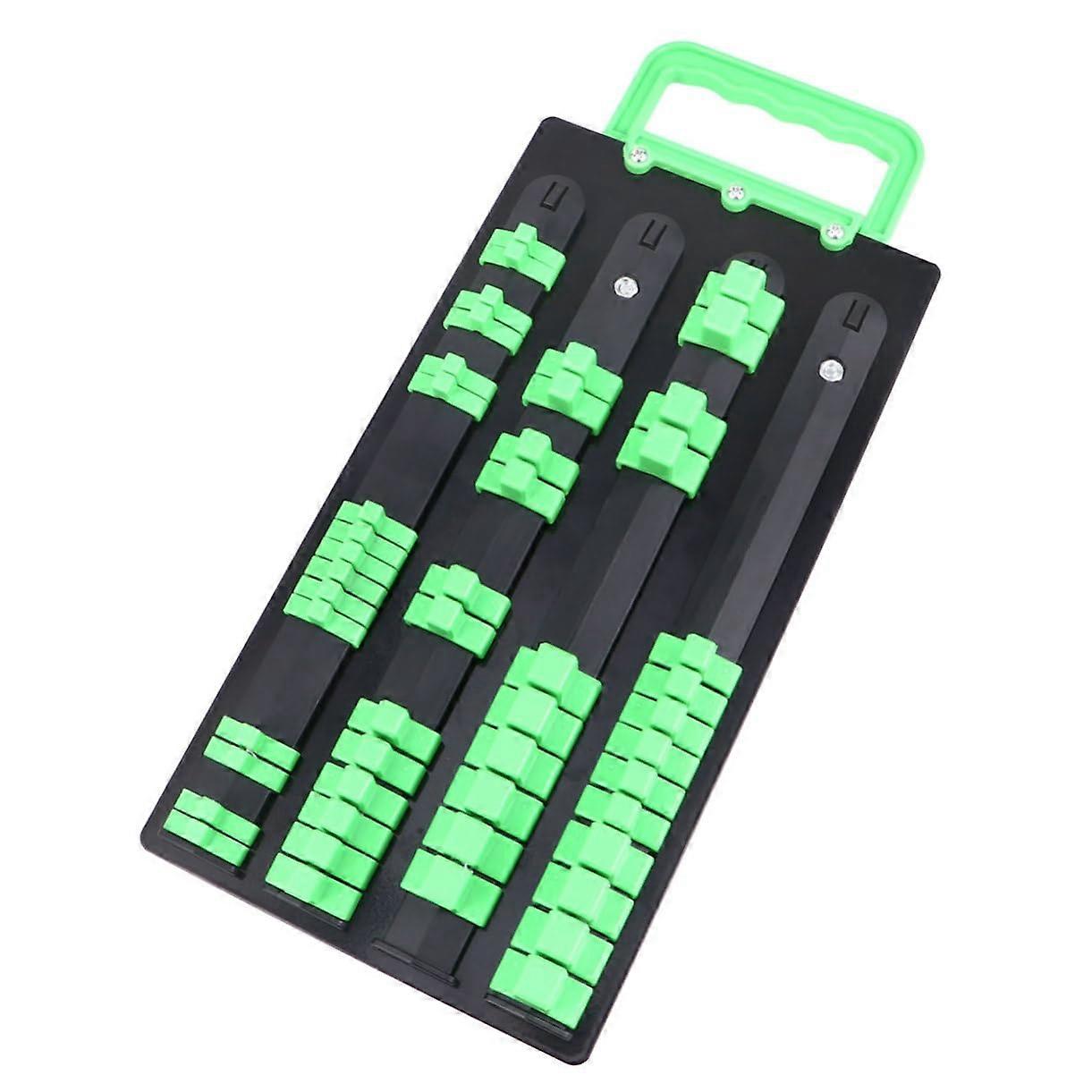 Socket Organizer Rack 30x15CM ABS Durable Socket Holder for Garage and Home Secure Storage